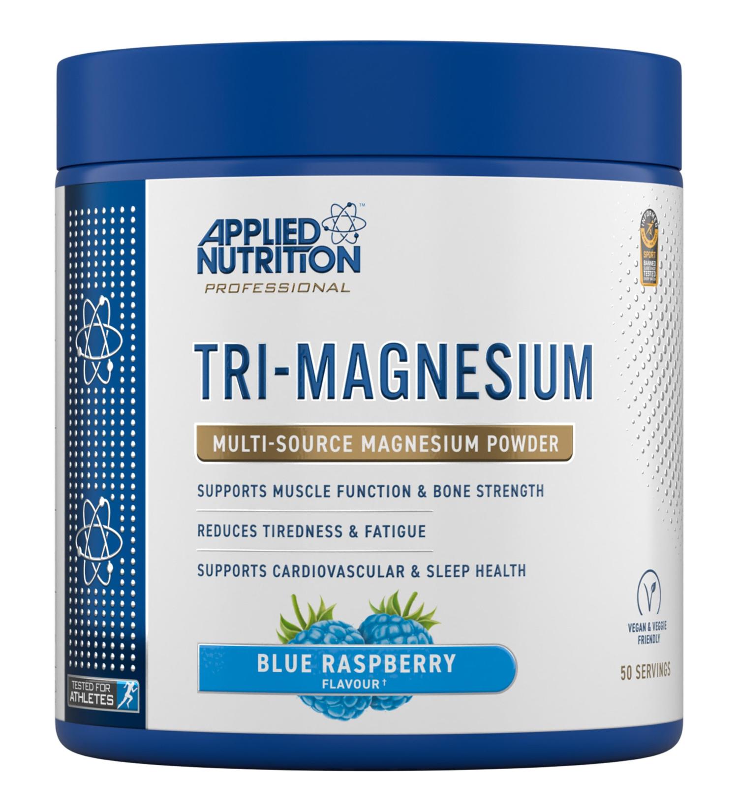 Applied Nutrition Tri-Magnesium Blue Raspberry 200G - Buy Online on GoSupps.com