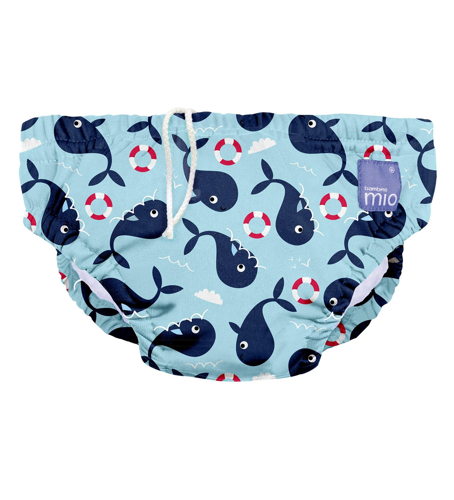 Buy Bambino Mio Reusable Swimming Diaper for Babies & Toddlers - Whale Print (Size S 6 Months) - Eco-Friendly & Leak-Proof - Buy Online on GoSupps.com