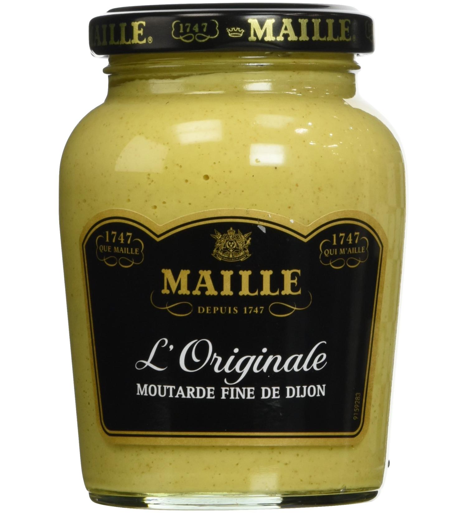 Maille Fine Dijon Mustard L'Originale Forte Jar 215g - Pack of 3 - Buy Online on GoSupps.com