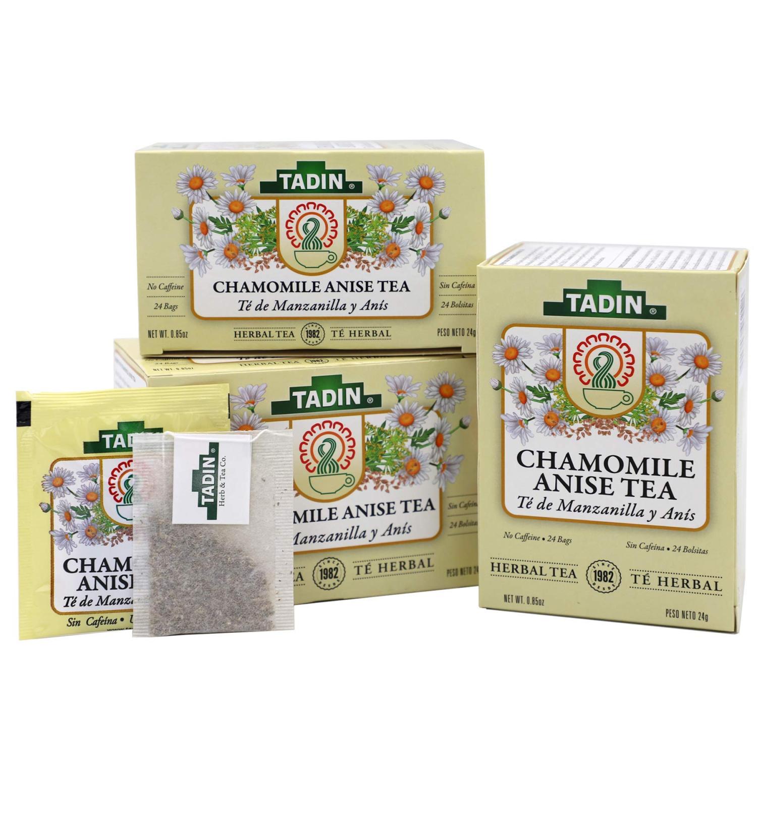 Tadin Anise Tea: Stomach Pain Relief & Relaxing Effect - Caffeine Free (3 Pack, 72 Tea Bags) - Buy Online on GoSupps.com