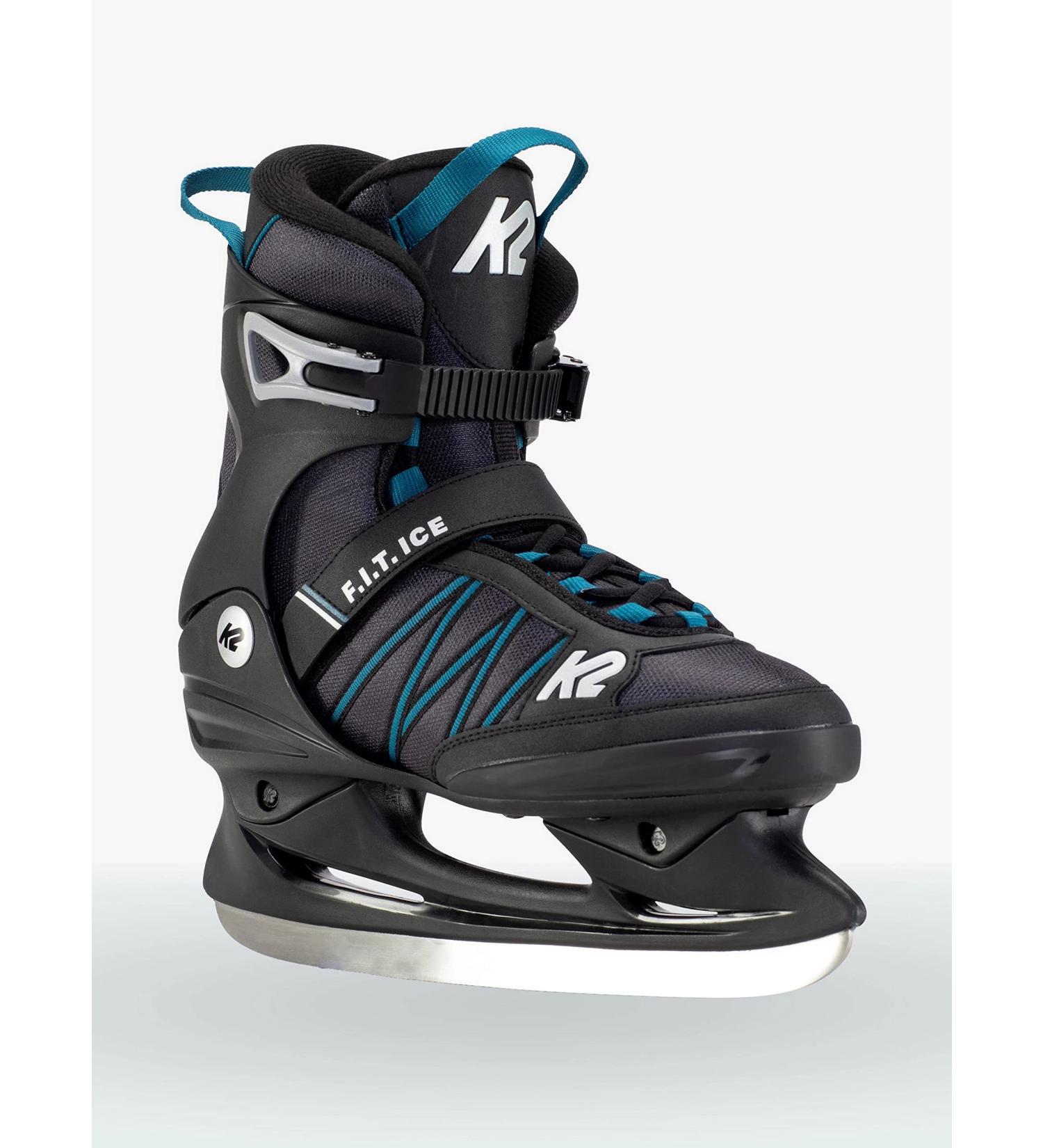 K2 Men's Fit Ice Skates EU 43.5 (UK 9 / US 10) - Black & Blue | International Shipping Available - Buy Online on GoSupps.com