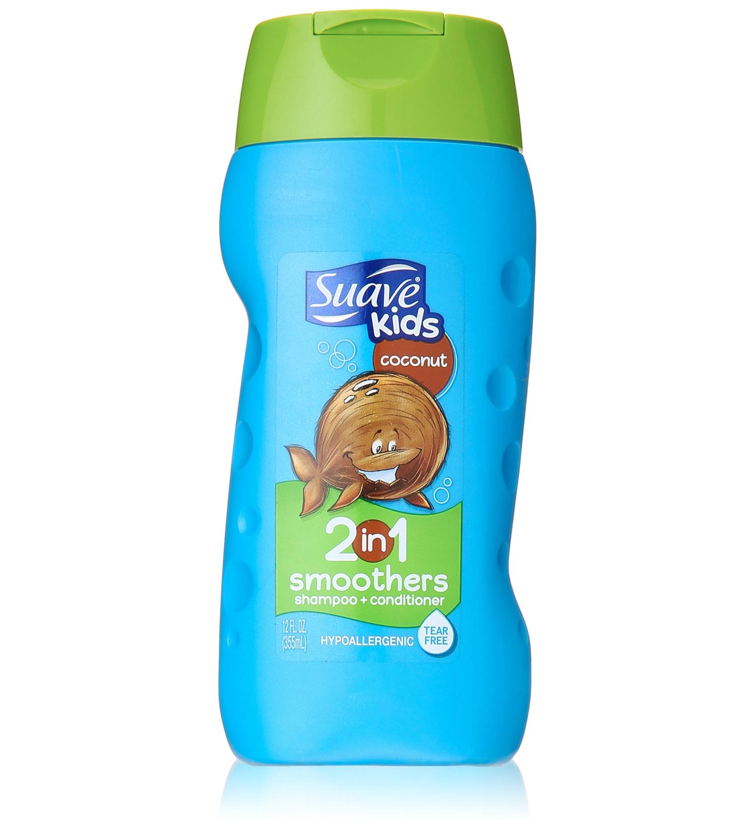 Suave Kids 2-in-1 Shampoo & Conditioner - Cowabunga Coconut - Nourishing Hair Care for Kids - 12 oz - Fast International Shipping - Buy Online on GoSupps.com