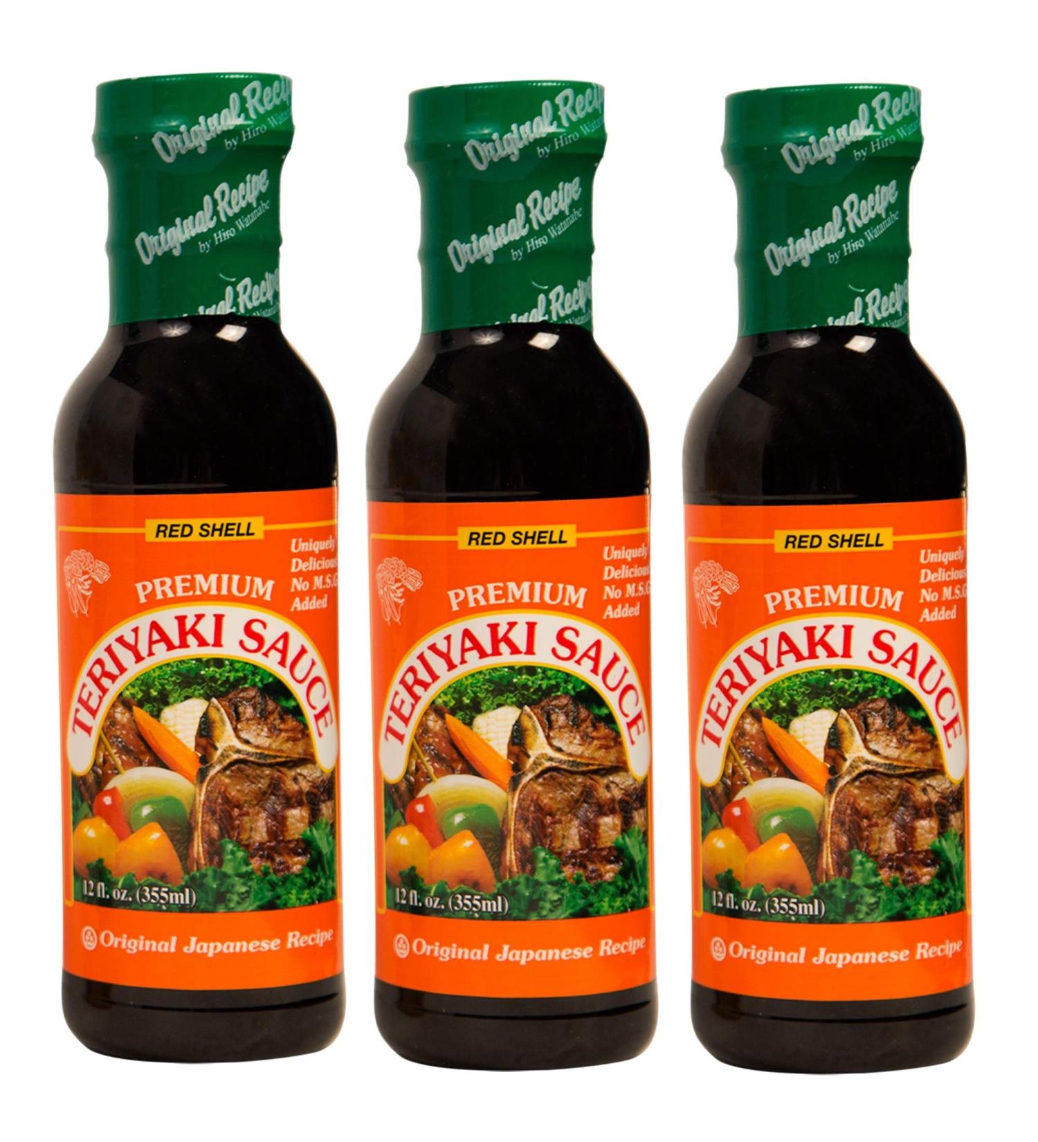 Red Shell Teriyaki Sauce 12 Fl Oz. (Pack of 3)