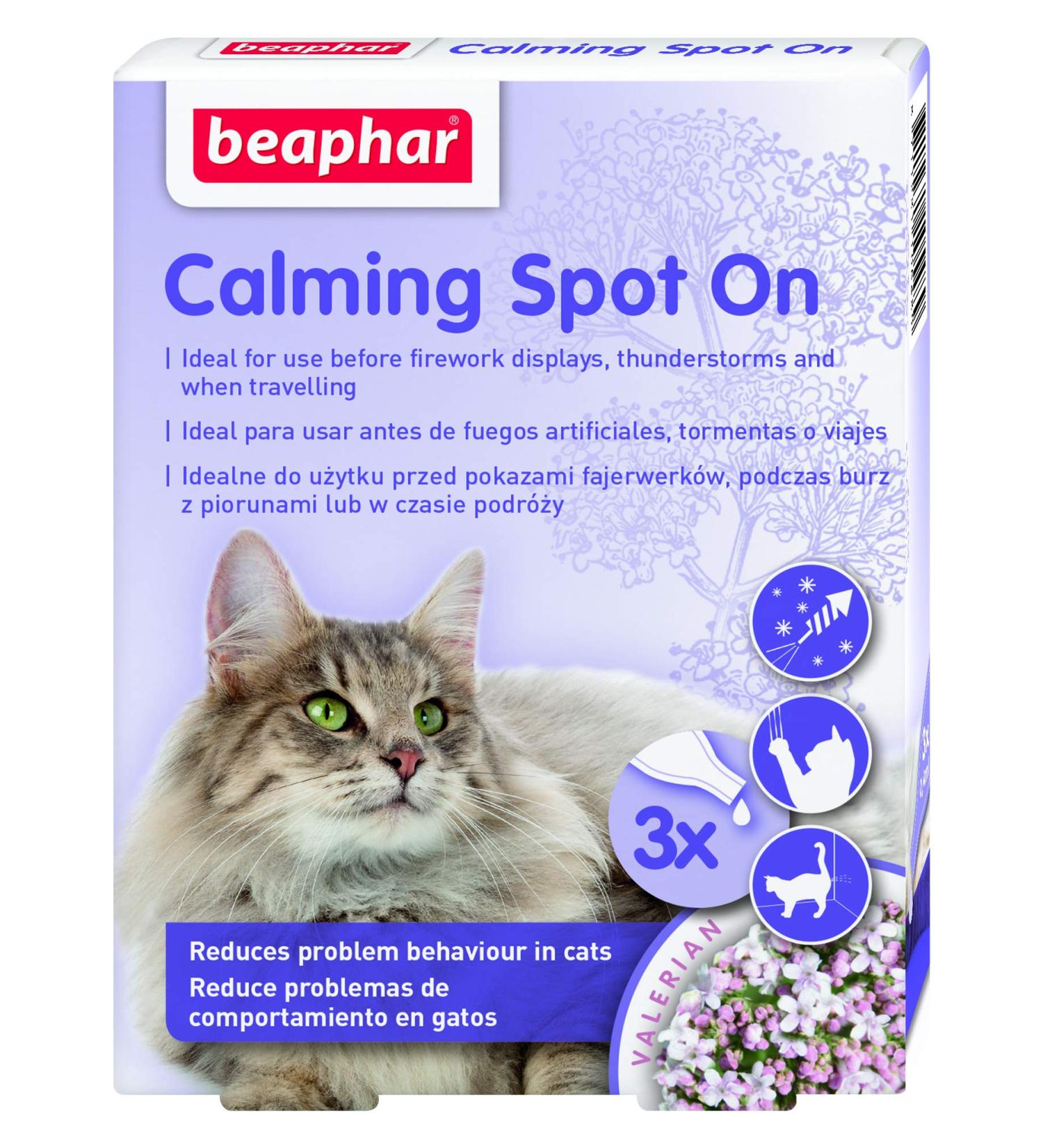 beaphar No Stress Spot on Cat0.4ML - 3 pipettes for cats
