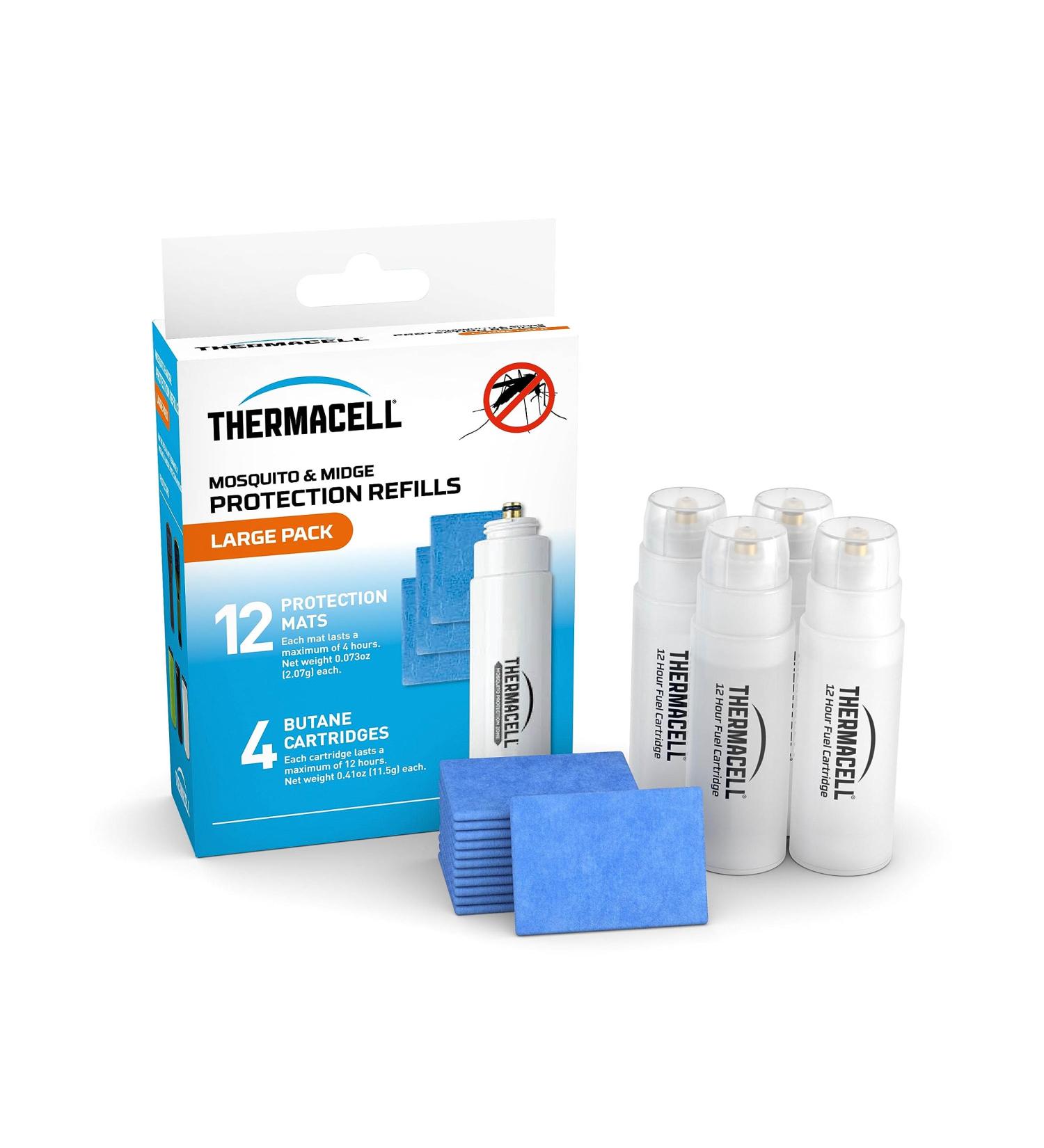 Thermacell Midge and Mosquito Protector Standard Refill Pack Compatible All Thermacell Fuel Powered protectors 12 count (Pack of 1) Mats and Gas Single - Buy Online on GoSupps.com