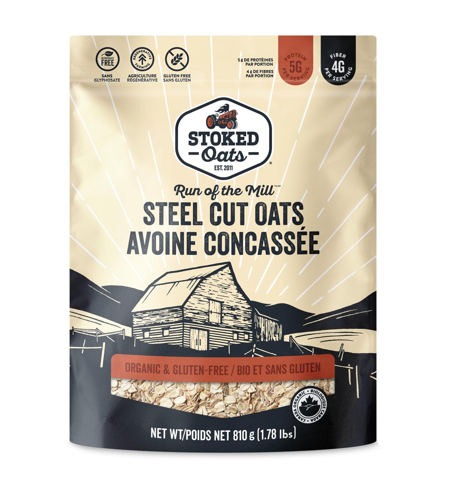 Stoked Oats Run of the Mill - Steel Cut Oats 10 x 810g