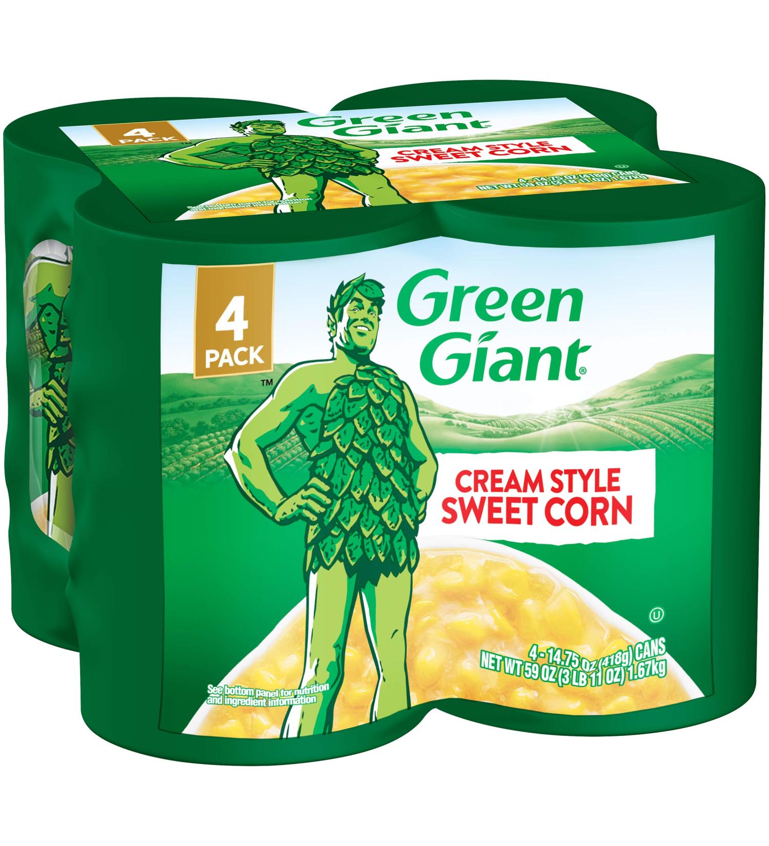 Green Giant Cream Style Sweet Corn - 4 Pack (14.75oz Cans) | Buy Online - Buy Online on GoSupps.com