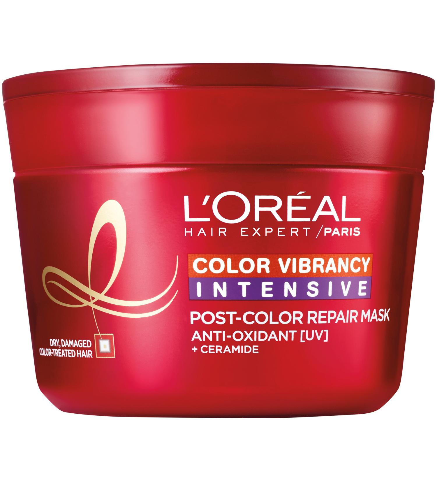 L'Or al Paris Hair Expert Color Vibrancy Intensive Ultra Recovery Mask - 8.5 fl. oz | International Shipping Available - Buy Online on GoSupps.com