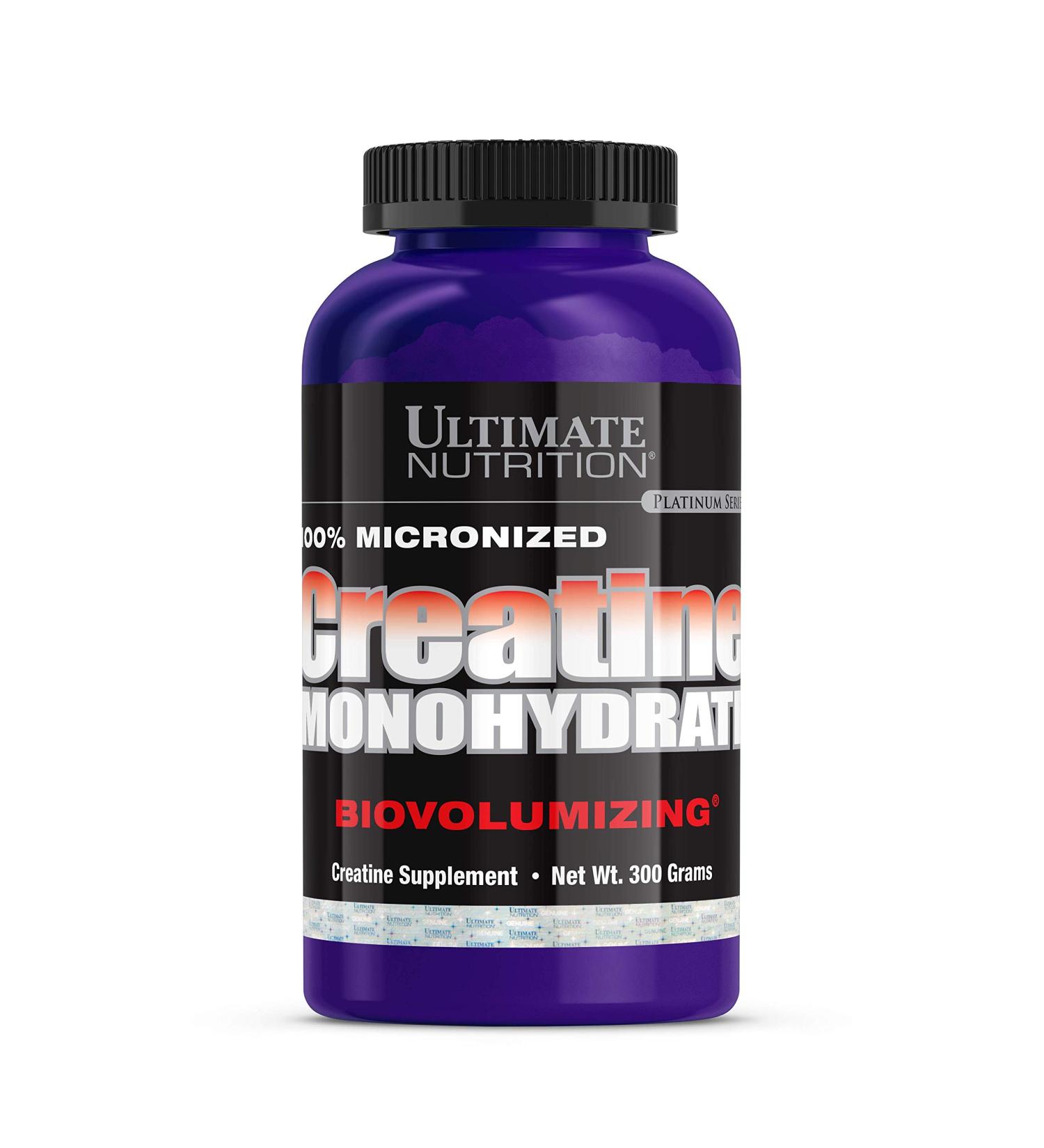 Ultimate Nutrition Micronized Creatine Monohydrate Powder - 5000mg Per Serving - Unflavored - 60 Servings | Keto Friendly - Buy Online on GoSupps.com