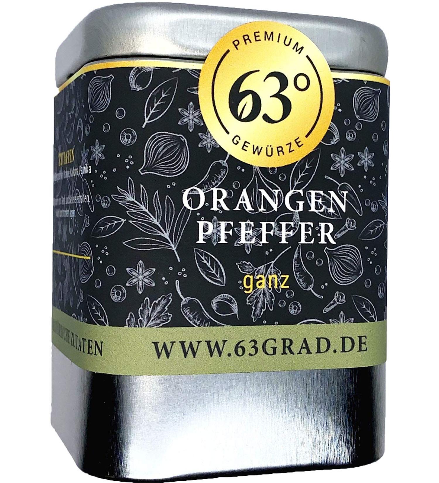 Buy 63 Degrees Whole White Peppercorns (60g) - Premium Orange Pepper for International Shipping - Buy Online on GoSupps.com