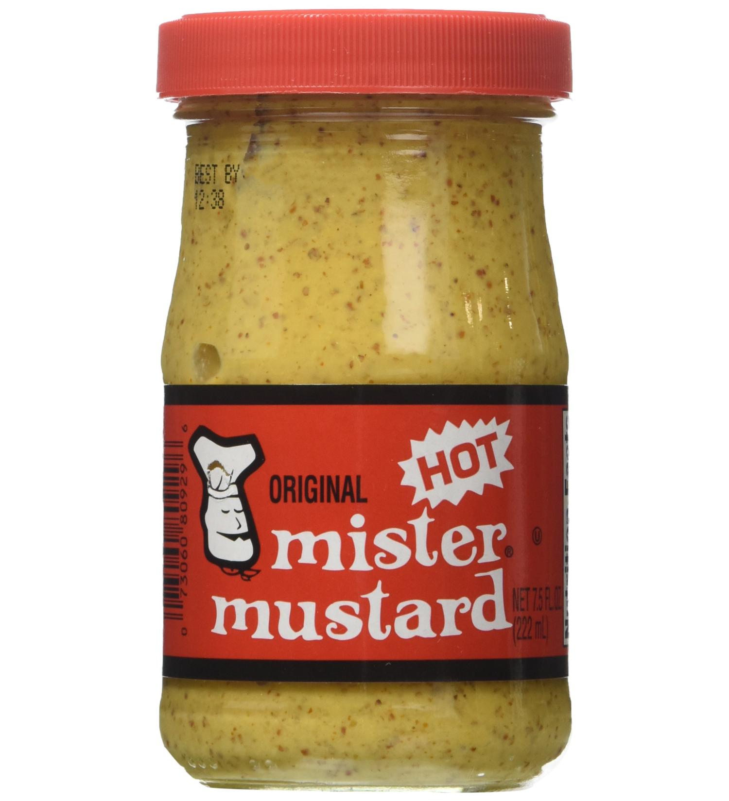 Mister Mustard Original Mustard 7.5 oz - Pack of 6 | Gourmet Condiment - Buy Online on GoSupps.com