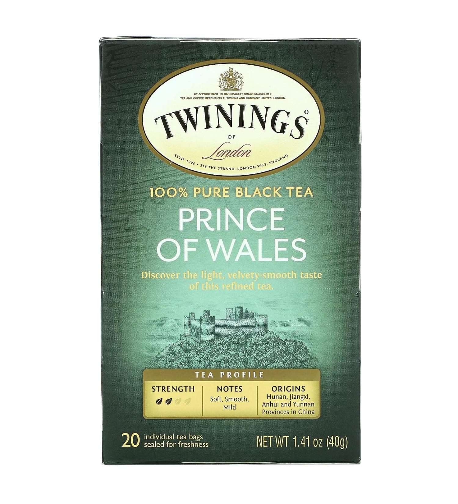 Twinings Prince of Wales Tea - 20 Bags (1.41 oz) for Premium Flavor - Buy Online on GoSupps.com
