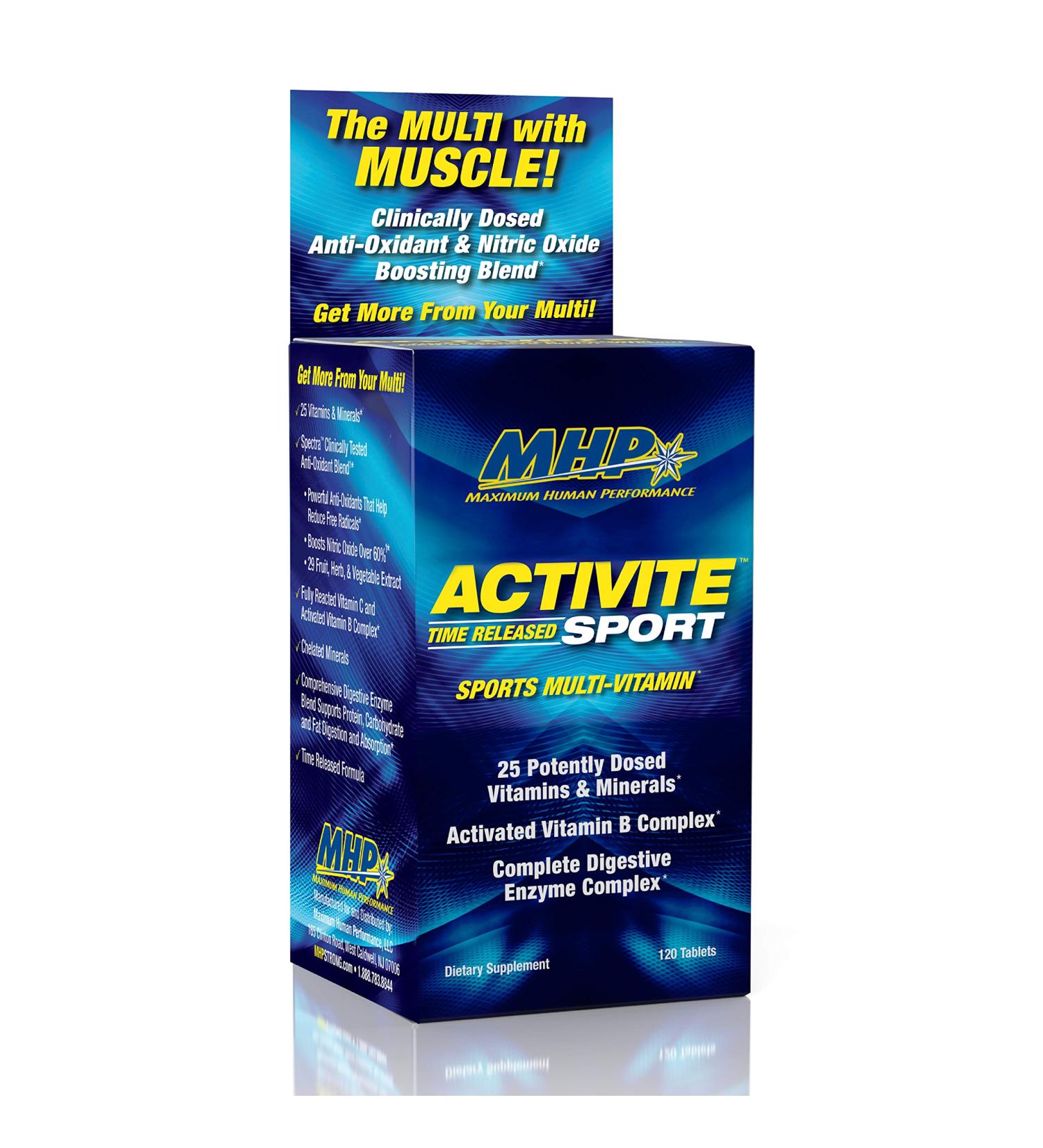 MHP Activite Sport Multivitamin - Boost Energy & Recovery | 120 Tablets - Buy Online on GoSupps.com
