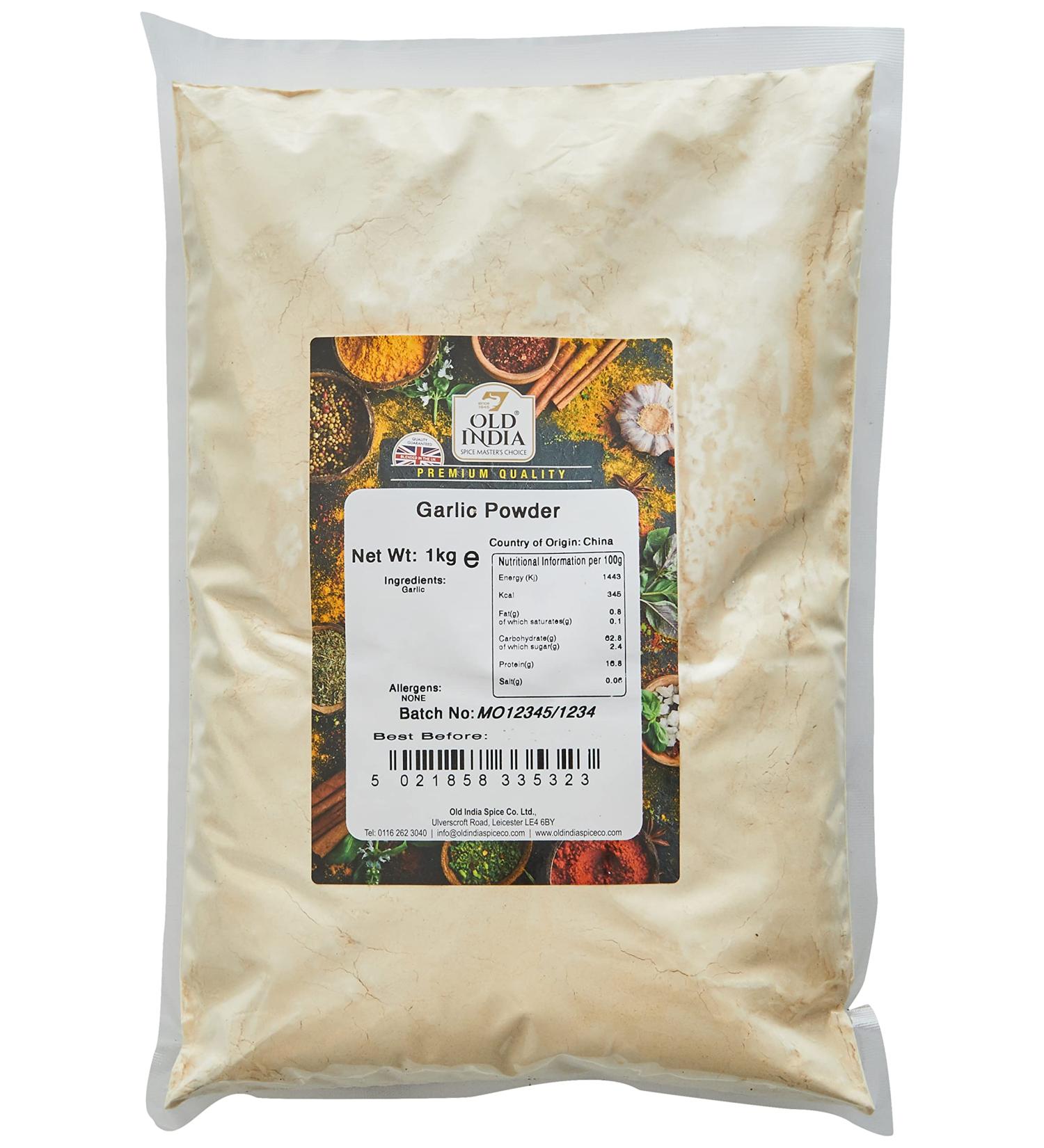 Old India Garlic Powder 1 Kg - Premium Quality (Pack of 1) - Buy Online on GoSupps.com