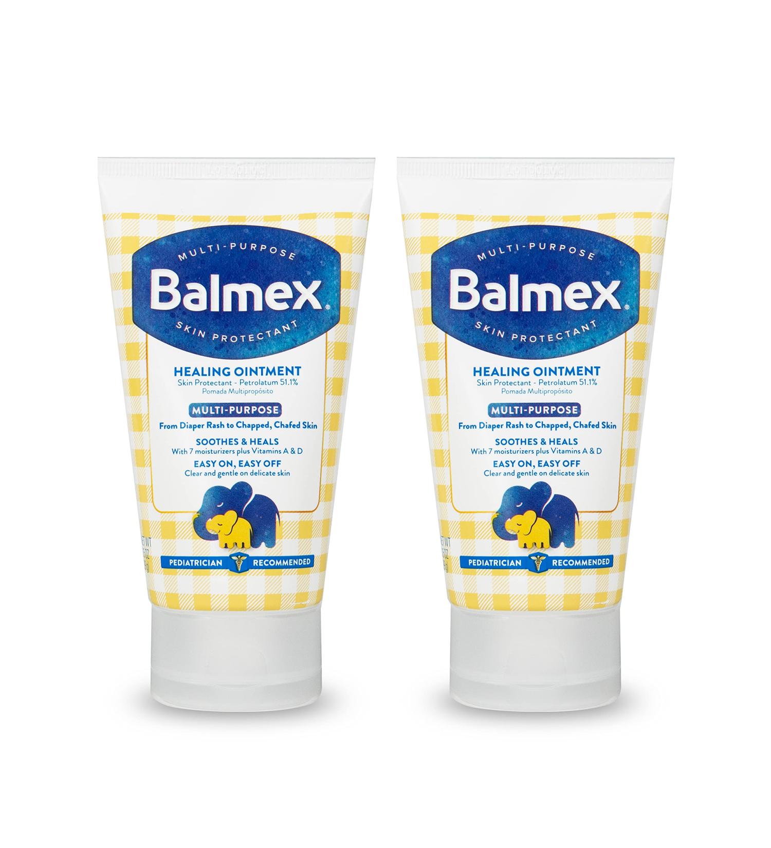 Balmex Multi-Purpose Healing Ointment for Diaper Rash & Chafing - Pediatrician Recommended 3.5oz (Pack of 2) - Buy Online on GoSupps.com