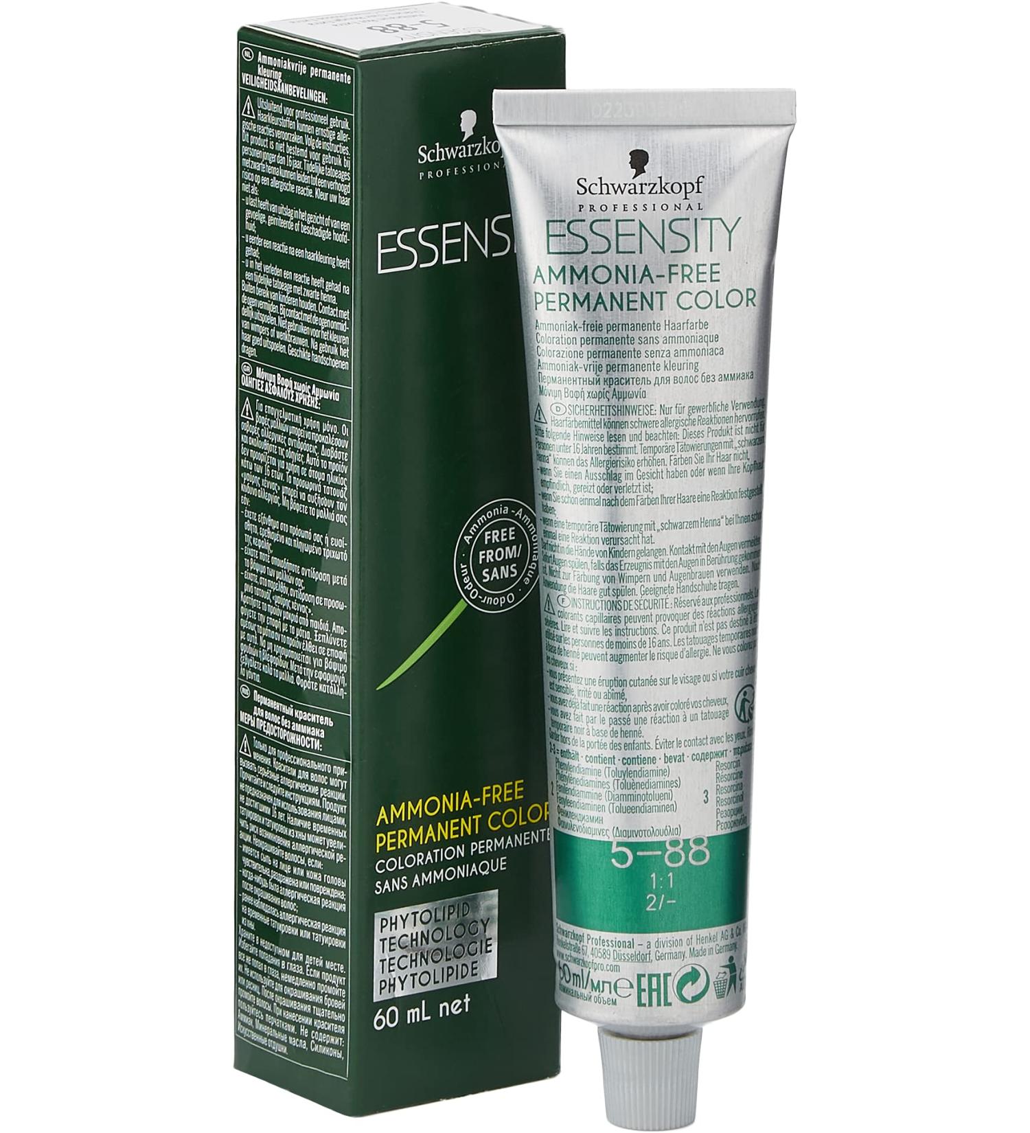 Schwarzkopf Essensity 5-88 Light Brown Red Extra - 60ml Pack | Premium Hair Color for International Shipping - Buy Online on GoSupps.com