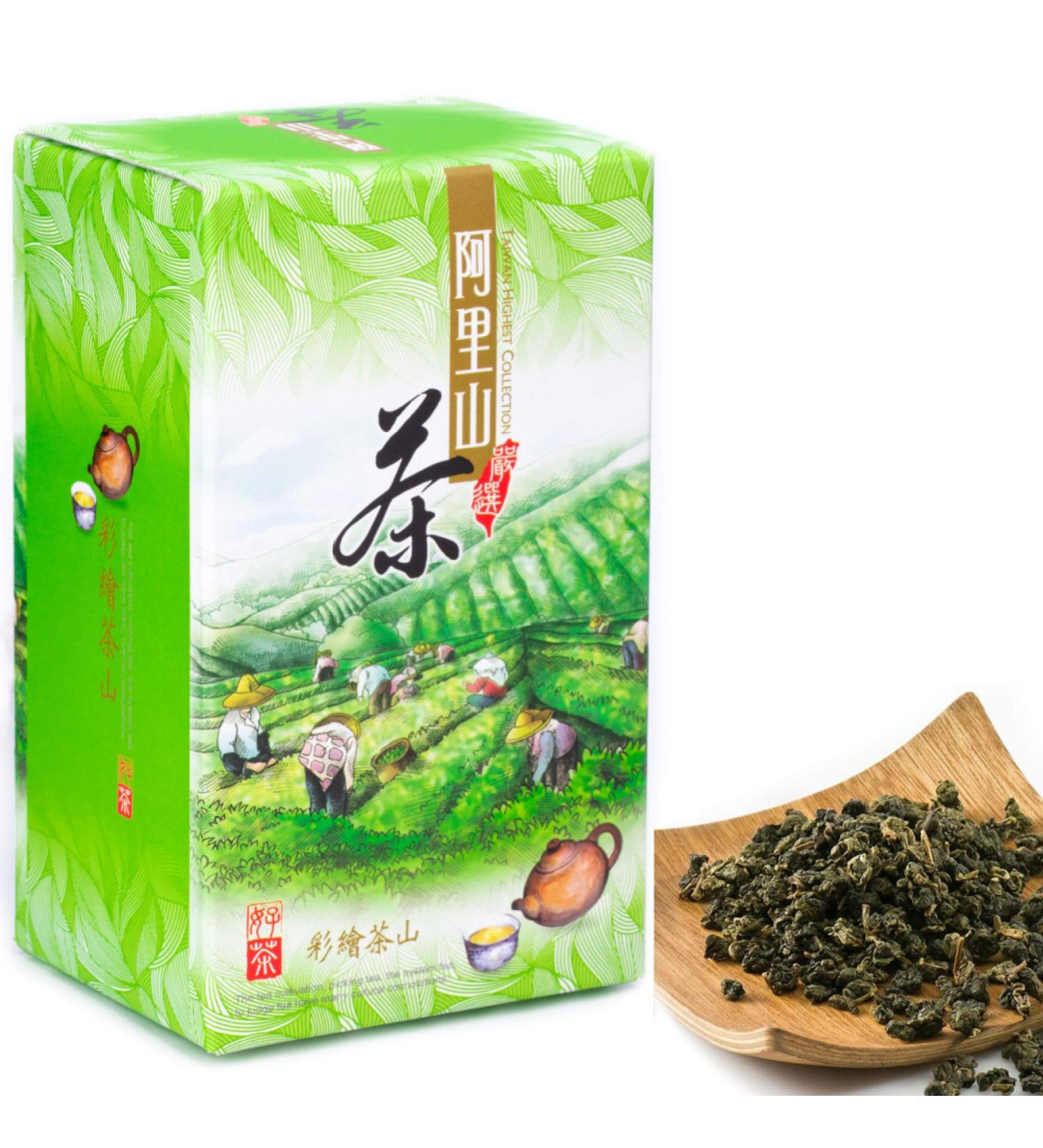 Authentic Taiwan Alishan High Mountain Oolong Tea - Natural Weight Loss Detox with Unique Aroma | Loose Leaf, Naturally Grown, Fresh Flavor - Buy Online on GoSupps.com