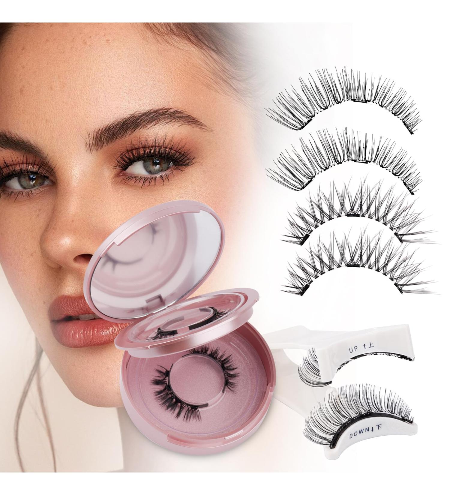 Magnetic Eyelashes 2 Pairs Reusable Magnetic Lashes with Applicator No Glue Magnetic Eye lashes Natural Look without Eyeliner Magnetic Lashes Kit(magnetic lashes-K8+604) CX-K8+604 - Buy Online on GoSupps.com