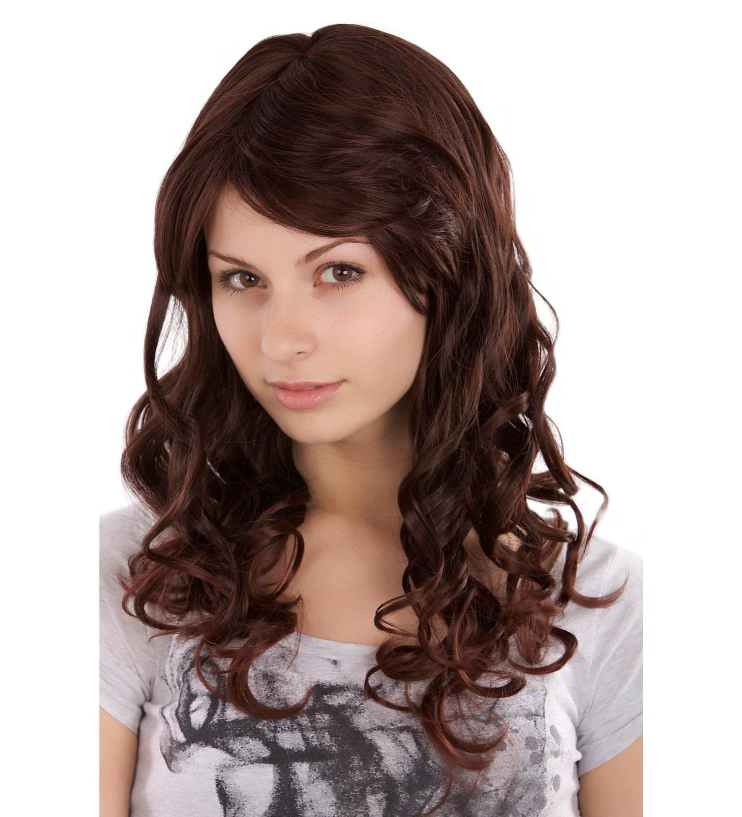 Buy WIG ME UP 3258-2T33 Chestnut Brown Curly Wig - 50 cm | International Shipping Available - Buy Online on GoSupps.com