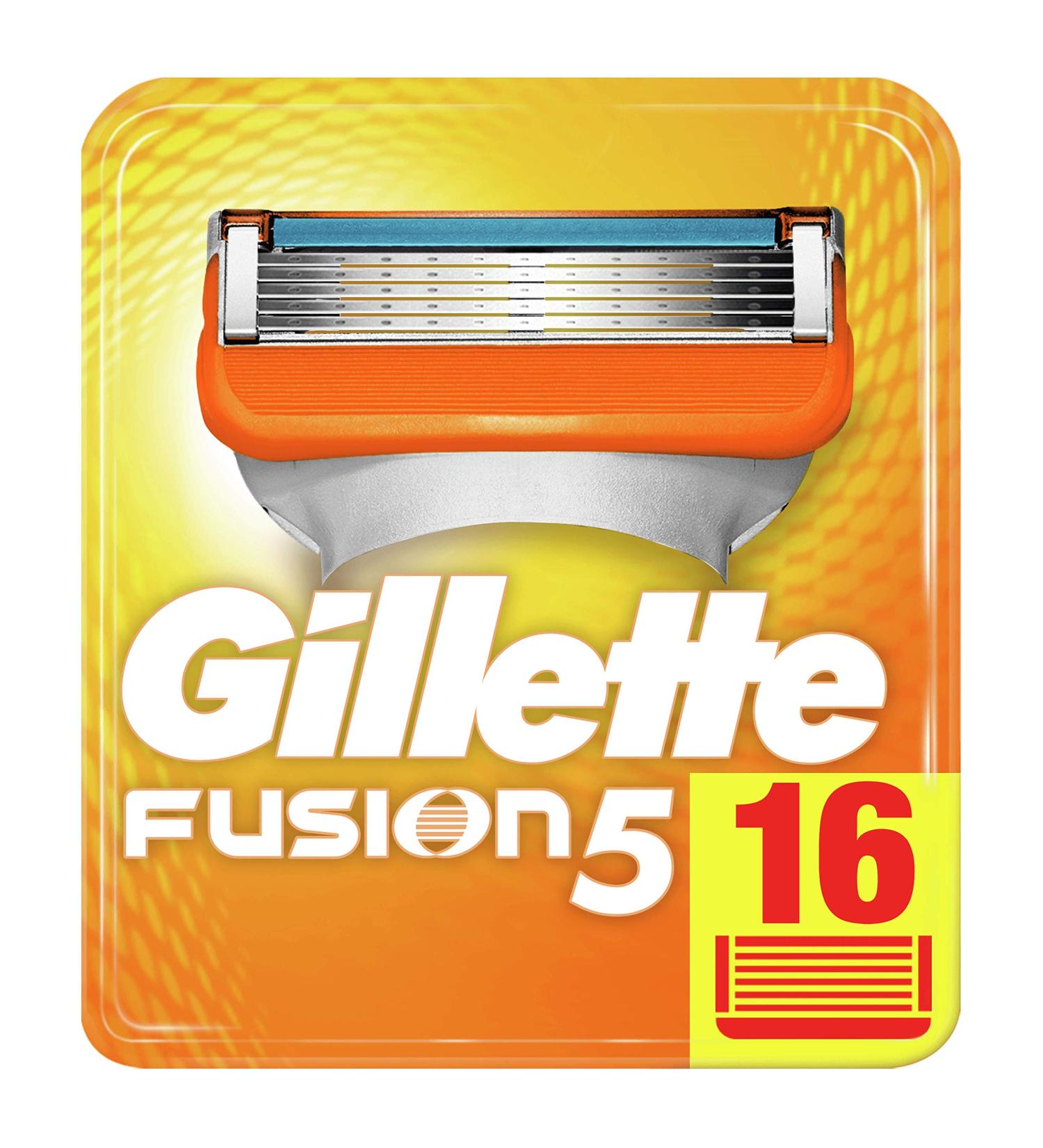 Gillette Fusion5 Men's Razor Blades - Pack of 16 Refills with Precision Trimmer - Buy Online on GoSupps.com