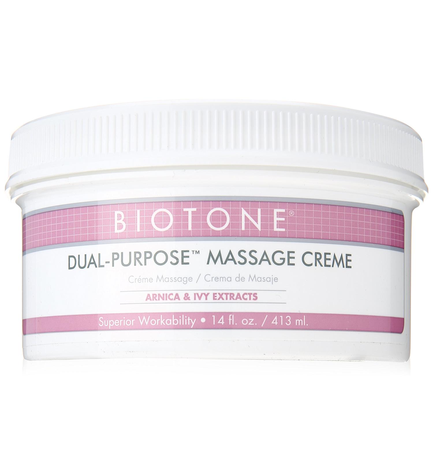 Biotone Dual Purpose Massage Cream - 14 Ounce Jar