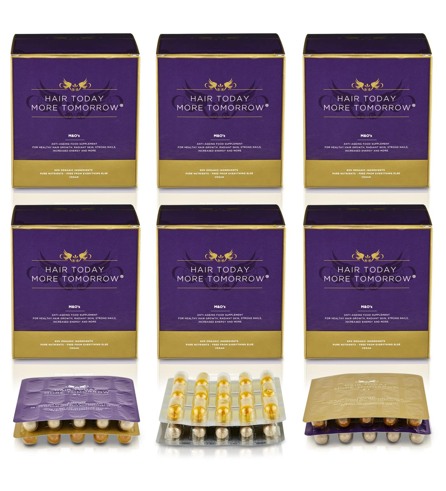 Hair Today More Tomorrow M&O's -Hair Growth Vitamins - Hair Loss Supplement -Vegan - Capsules - Buy Online on GoSupps.com