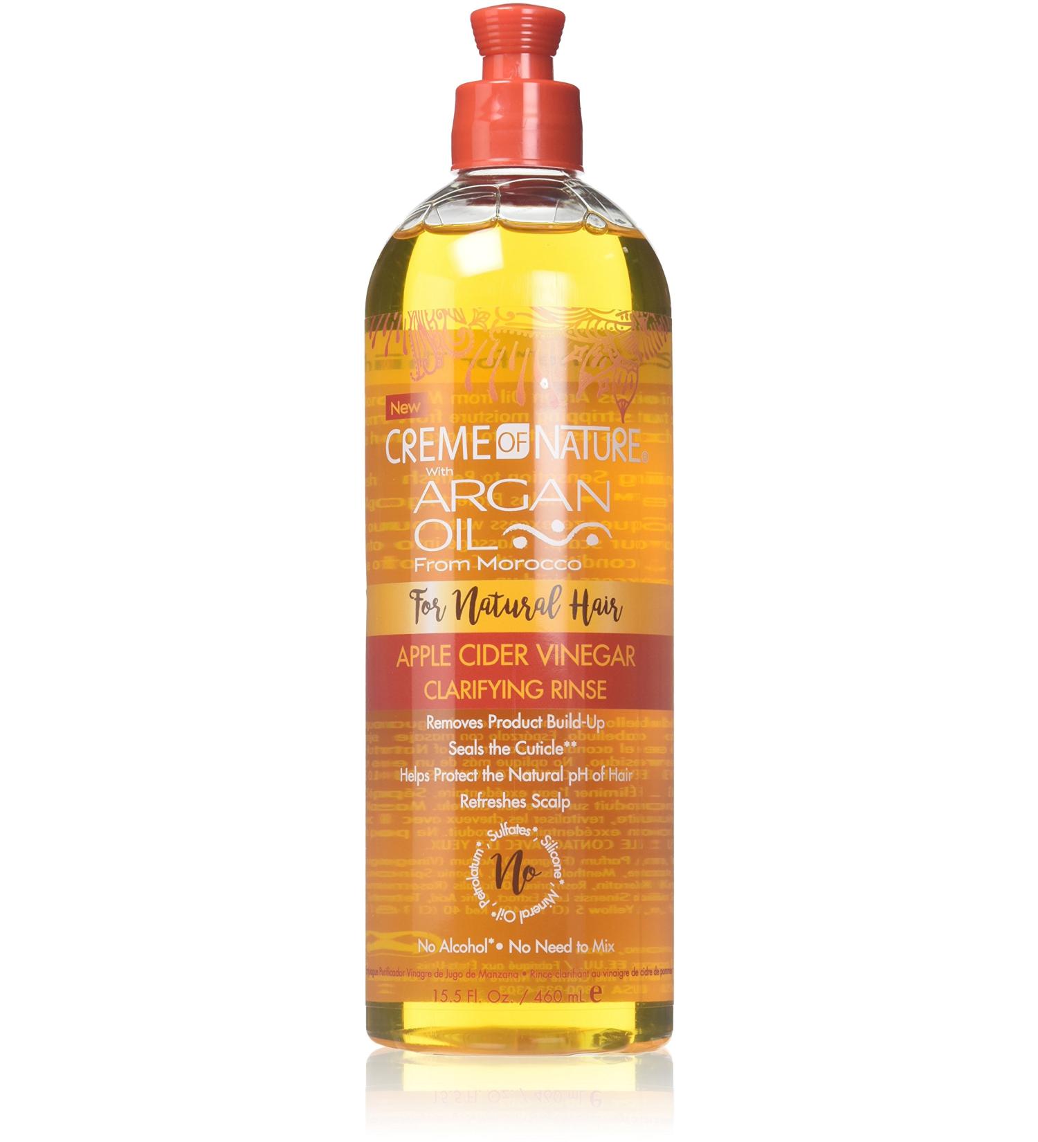 Creme of Nature Argan Apple Cider Vinegar Clarifying Rinse 15.5 oz - Pack of 1 - Buy Online on GoSupps.com