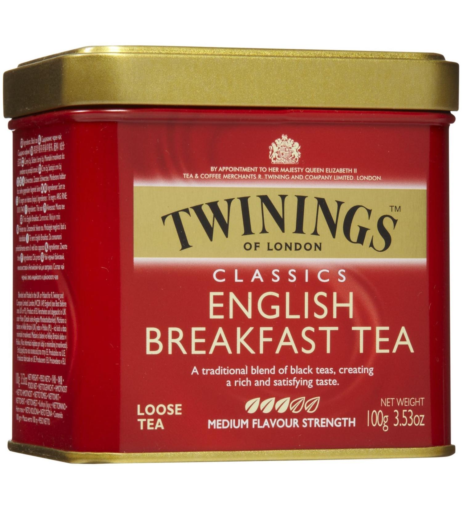 Twinings Classics English Breakfast Loose Tea 3.53 oz (100 g)