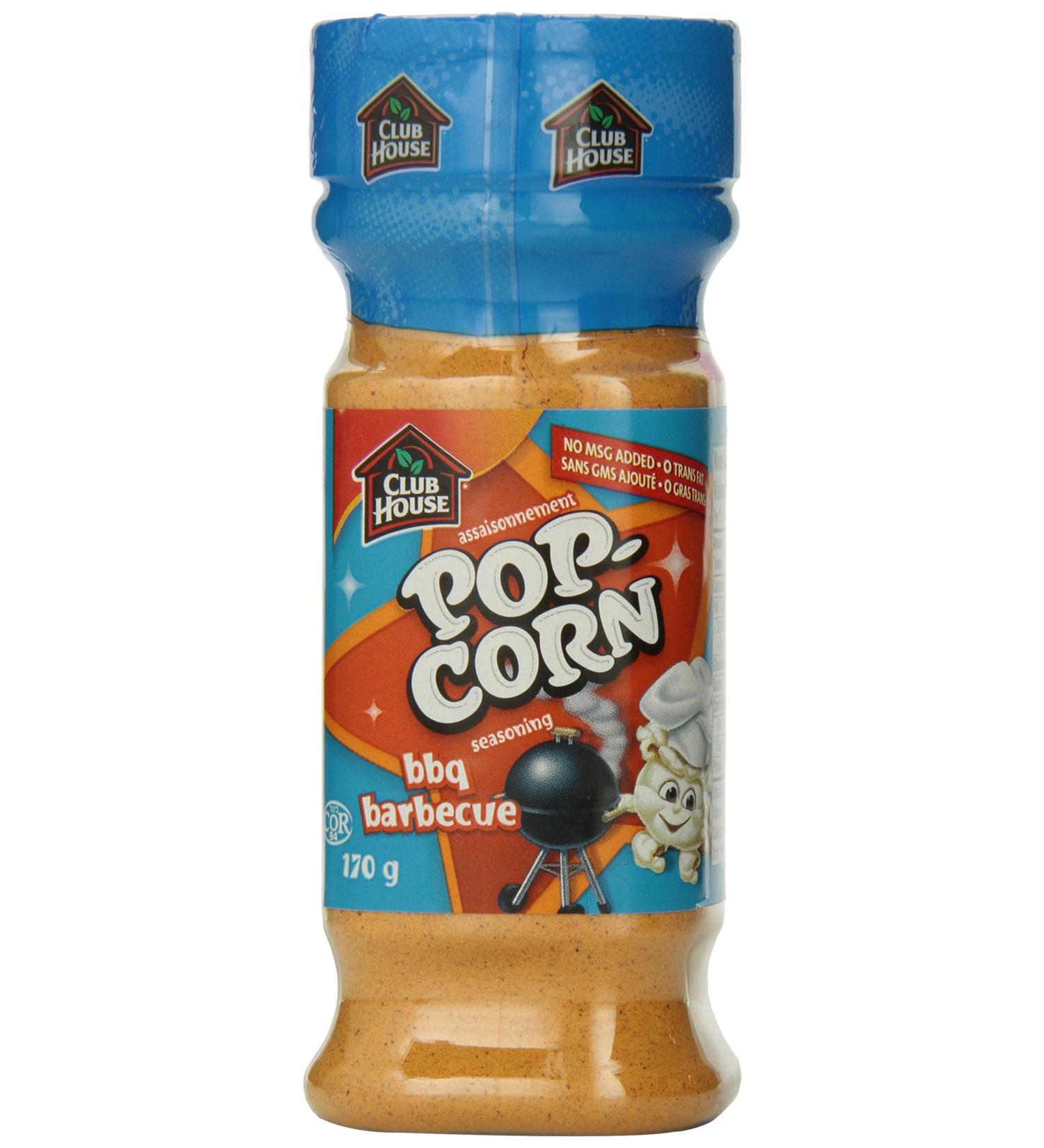 Club House Quality Natural Herbs & Spices Popcorn Seasoning BBQ 170g BBQ Seasoning 170 g (Pack of 1) - Buy Online on GoSupps.com