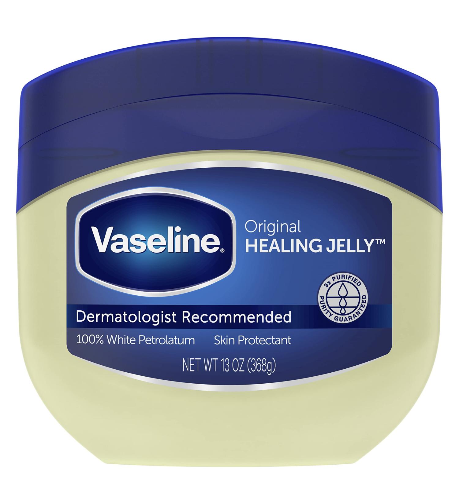 Vaseline Healing Jelly Original 144 ct - 100% Pure Petroleum for Dry, Cracked Skin & Eczema Relief - Buy Online on GoSupps.com