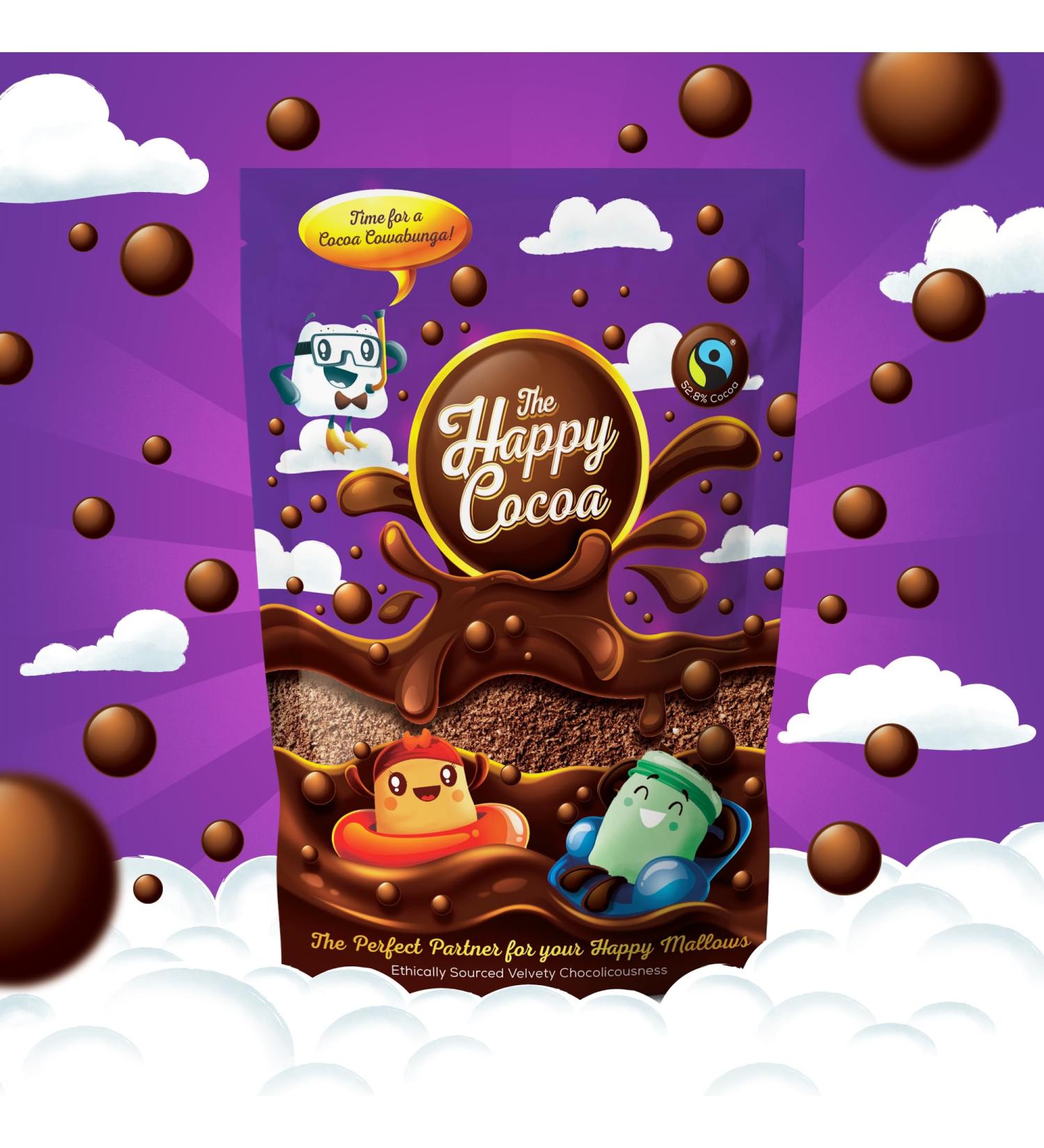 The Happy Cocoa | Fairtrade Drinking Chocolate | Happy Mallows - Buy Online on GoSupps.com