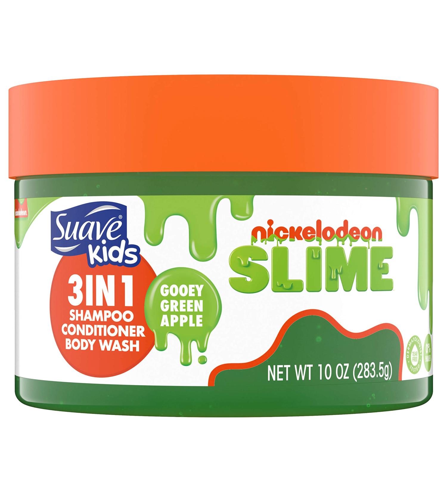 Suave Kids 3-in-1 Gooey Green Apple Shampoo, Conditioner, Body Wash 10 oz - Tear-Free - Buy Online on GoSupps.com