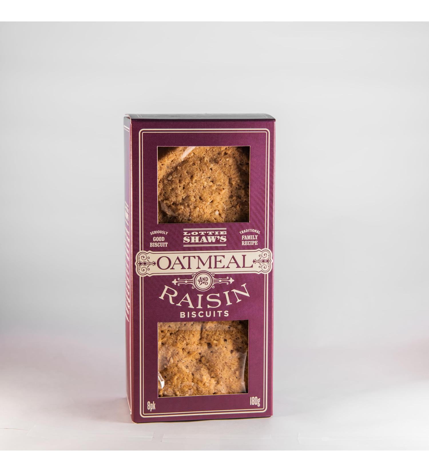 Lottie Shaw's Oatmeal & Raisin Biscuit Box