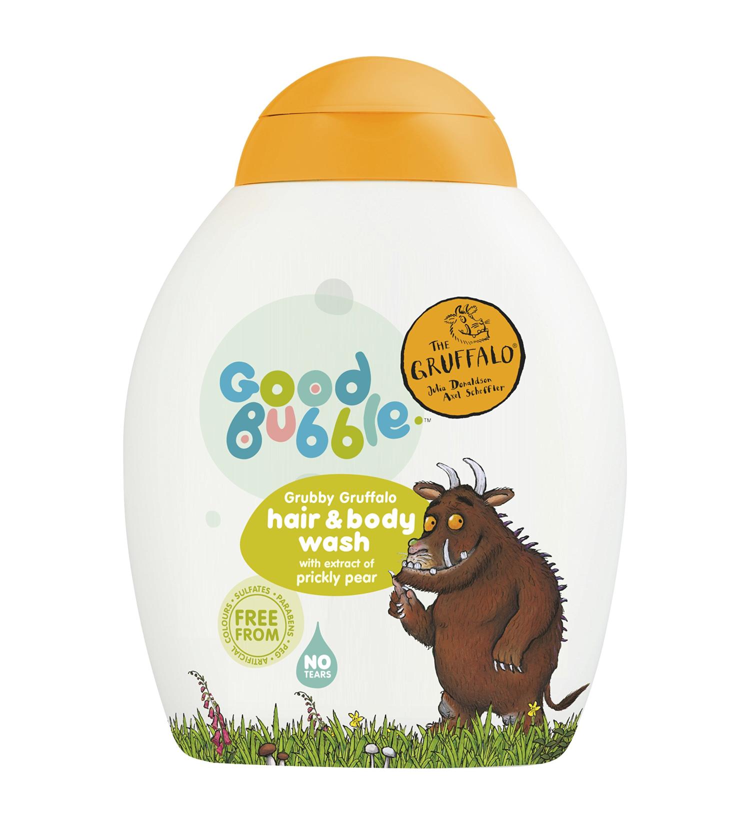 Good Bubble Gruffalo Kids Hair & Body Wash - Sulphate Free - 250ml with Prickly Pear - Buy Online on GoSupps.com