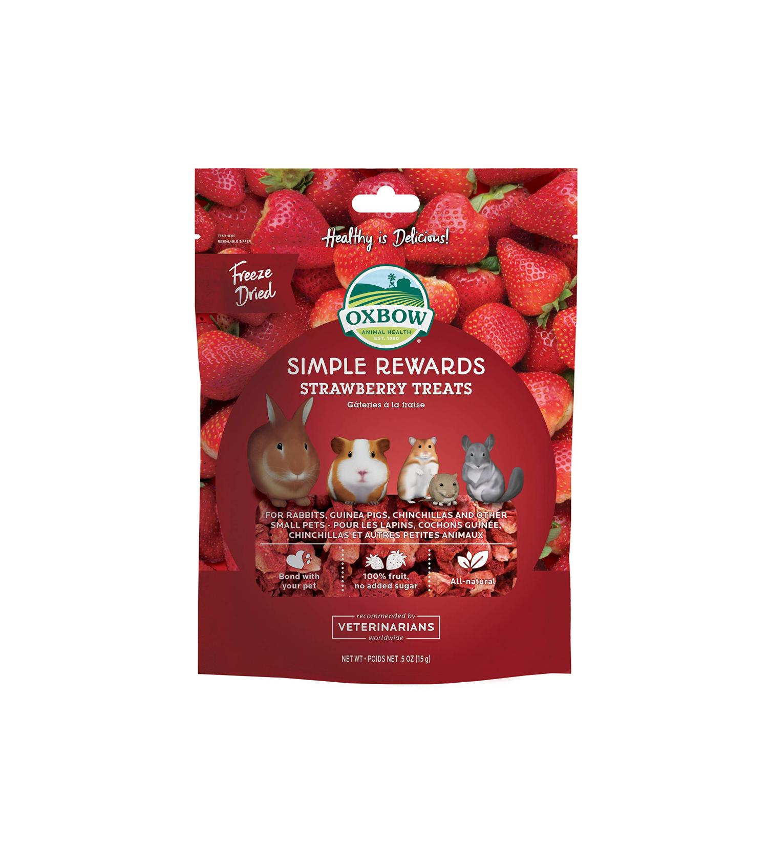 Oxbow Simple Rewards Baked Treats for Pets | Healthy Grain-Free Snacks - Buy Online on GoSupps.com