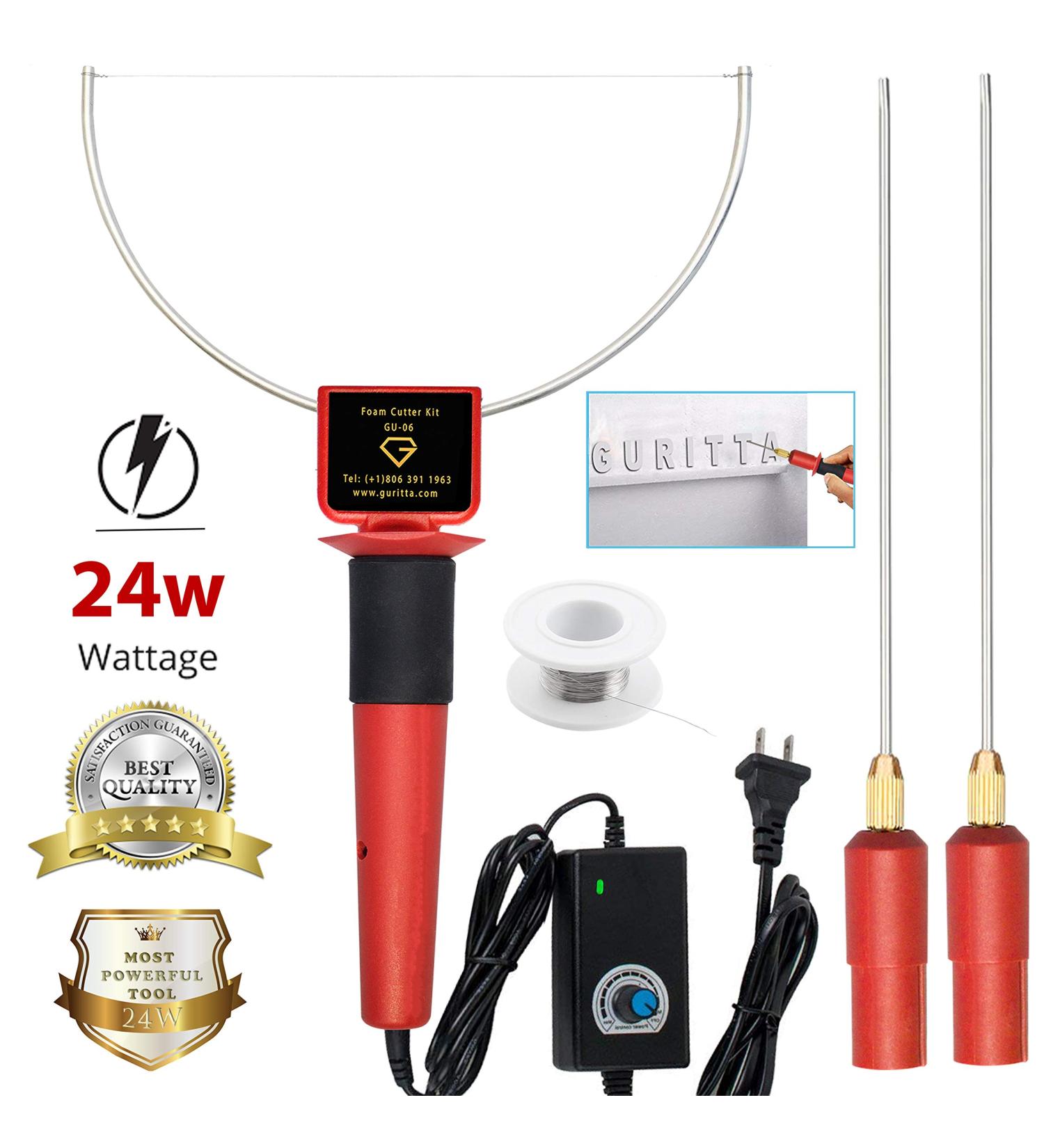 Hot Wire Styrofoam Cutter - Red 24W | Precise Styrofoam Cutting Tool - Buy Online on GoSupps.com