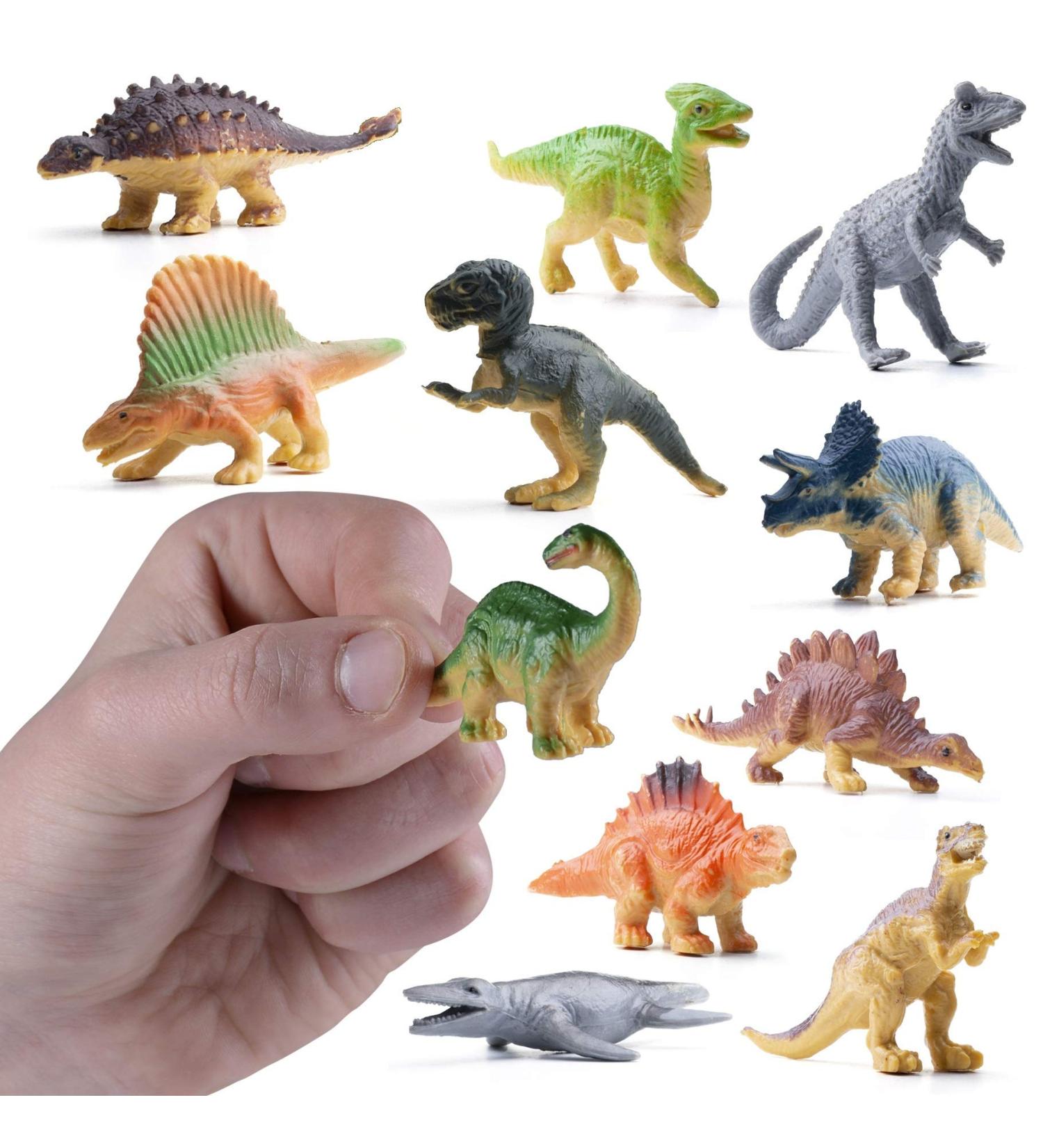 Prextex Mini Dinosaur Figures - Cake Toppers, Easter Eggs Filler & Party Favors - Buy Online on GoSupps.com