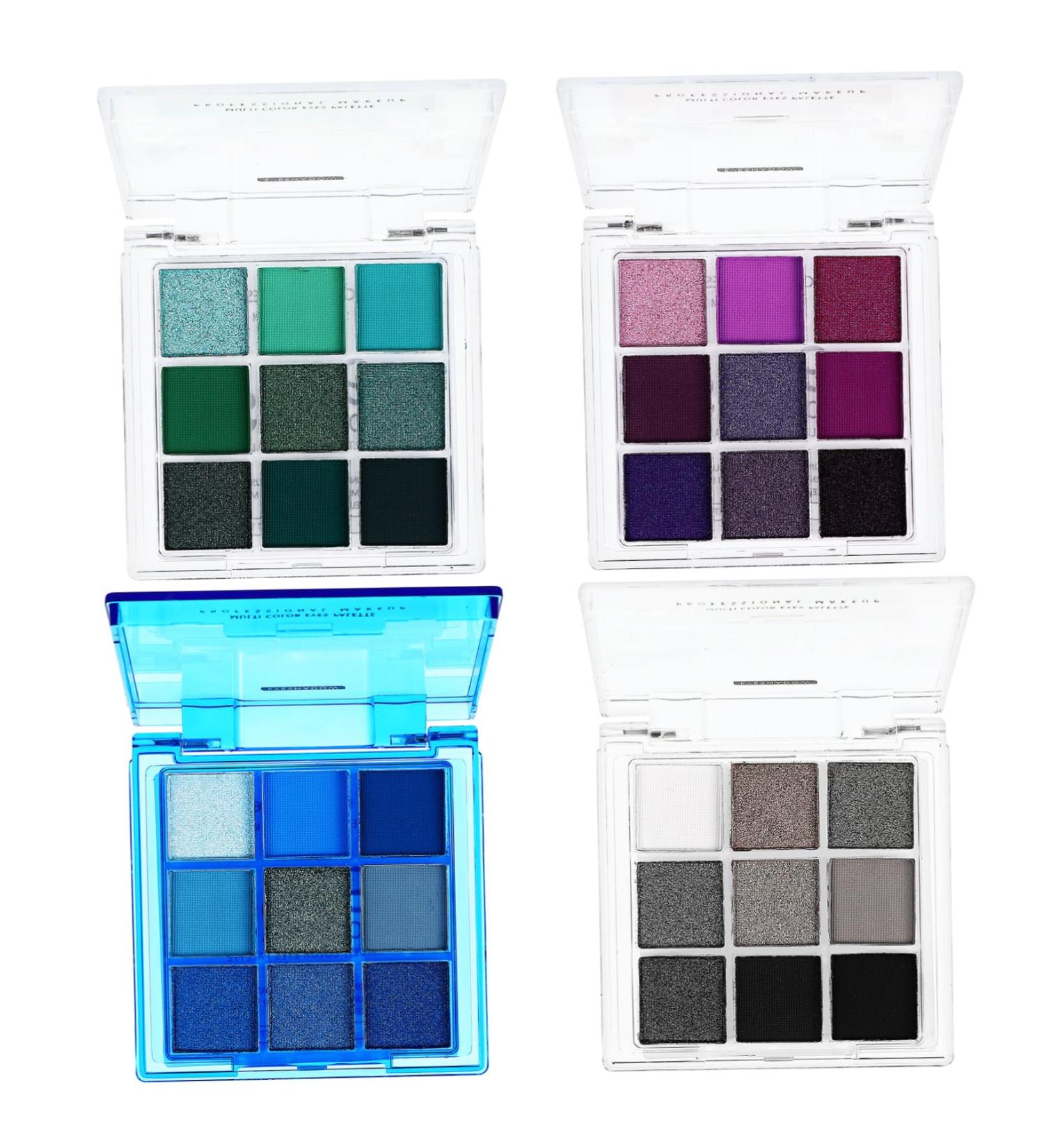 DRESSOOS 4 Pcs Eyeshadow Palette Colorful Eye Makeup Palette Eye Shadow Pallets for Women - Buy Online on GoSupps.com