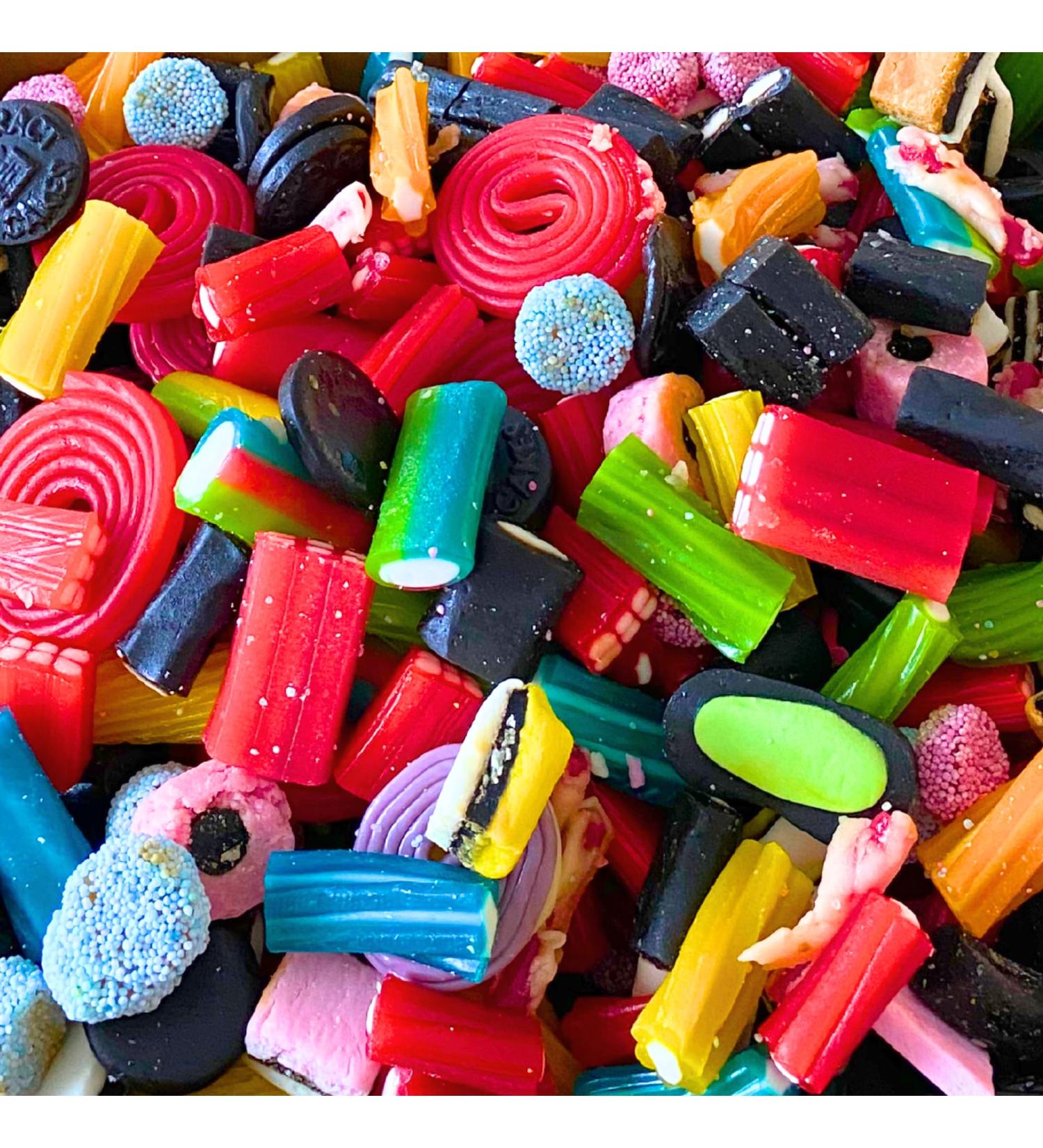 1kg Pick & Mix - Liquorice Sweet Mix - Sweetie Tooth Pick n Mix - Pick and Mix Sweets for Valentines Birthday Christmas Easter Kids Thank You Congratulations and More