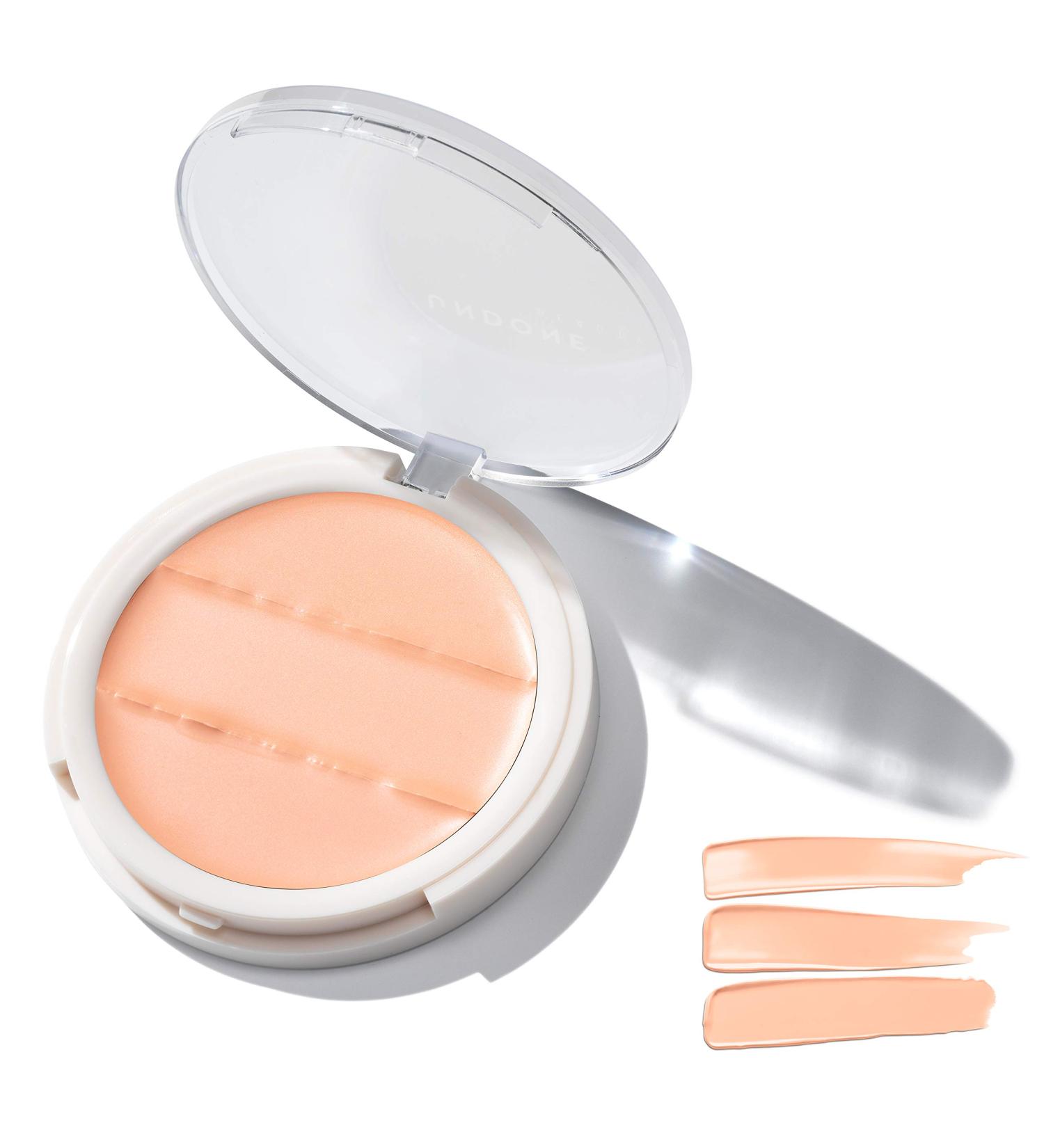 Undone Beauty Conceal to Reveal 3-in-1 Concealer & Highlighter with Natural Coconut Vegan & Cruelty Free Pink Petal Light - Buy Online on GoSupps.com