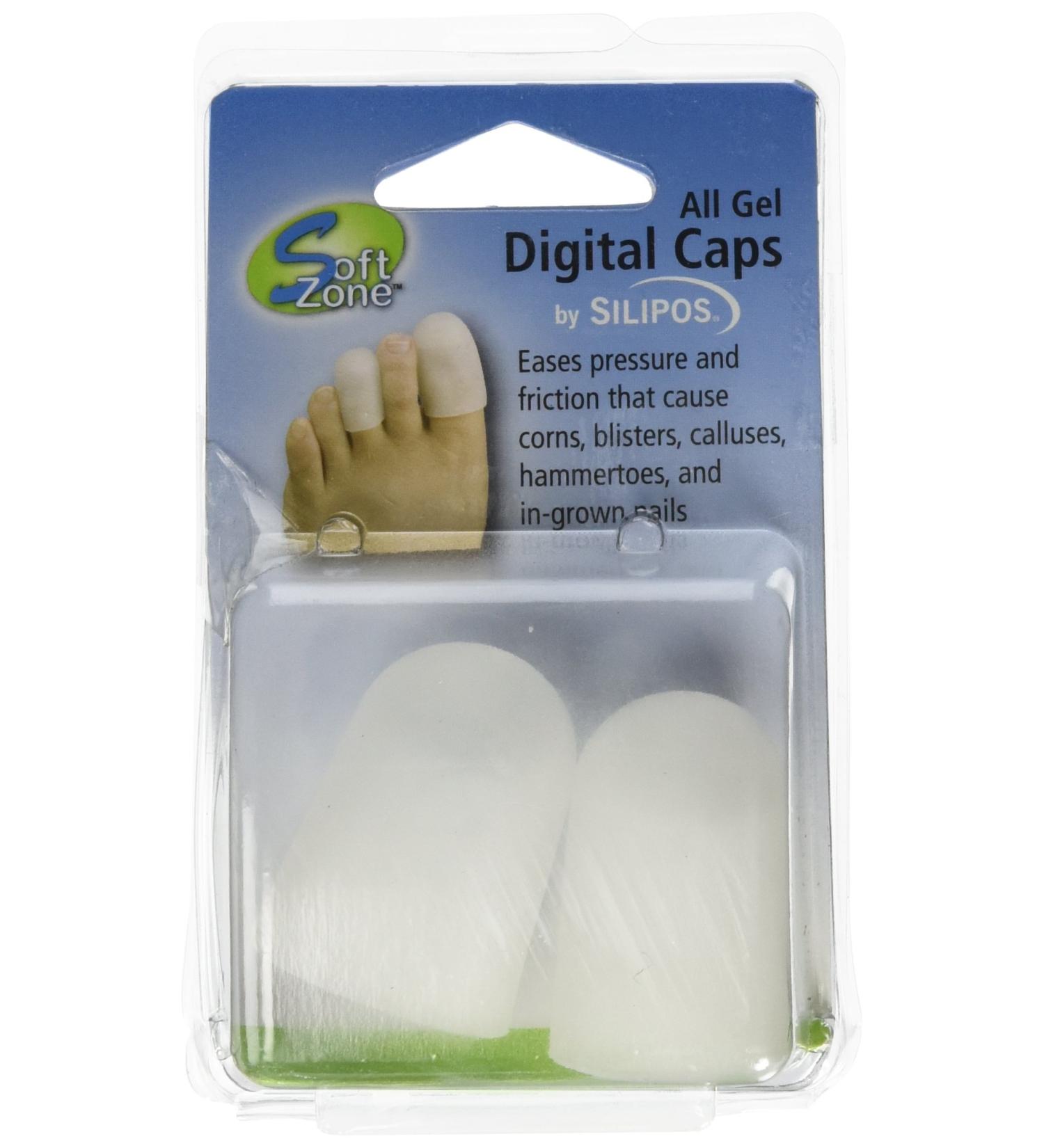 Silipos Soft Zone Gel Digital Cap Large/x-large - Model 10505 - Pkg of 2