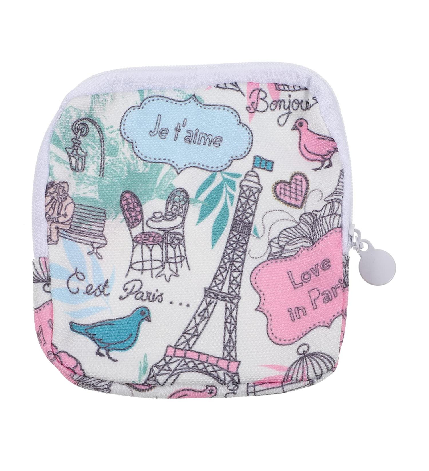 Healeved Menstruation Bag - Ultimate Storage Kit for First Period Girls | Washable Tampon & Pad Organizer with Zip Pocket - Perfect for Money & Essentials - Buy Online on GoSupps.com
