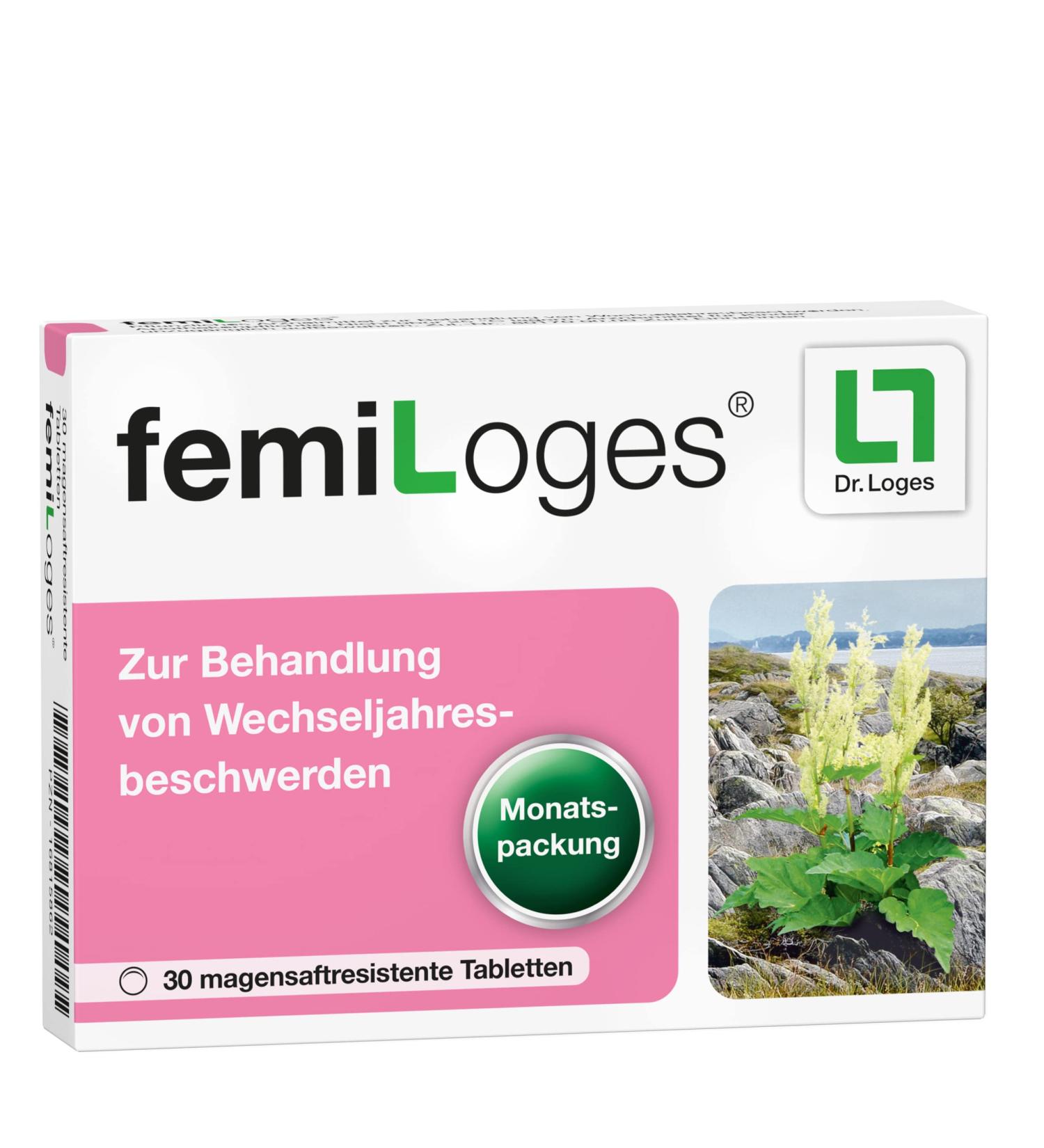 femiLoges - Herbal Menopause Support - 30 Tablets Monthly Pack | International Shipping Available - Buy Online on GoSupps.com