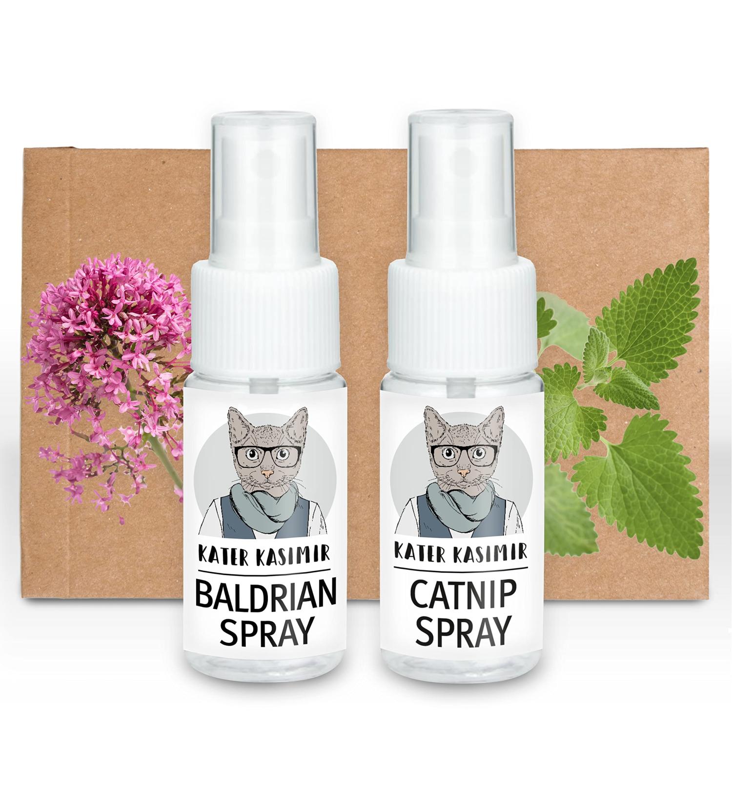 Buy 2-Pack Cat Mint & Valerian Spray - 100% Natural No Additives | Excite Your Cat's Toys! - Buy Online on GoSupps.com