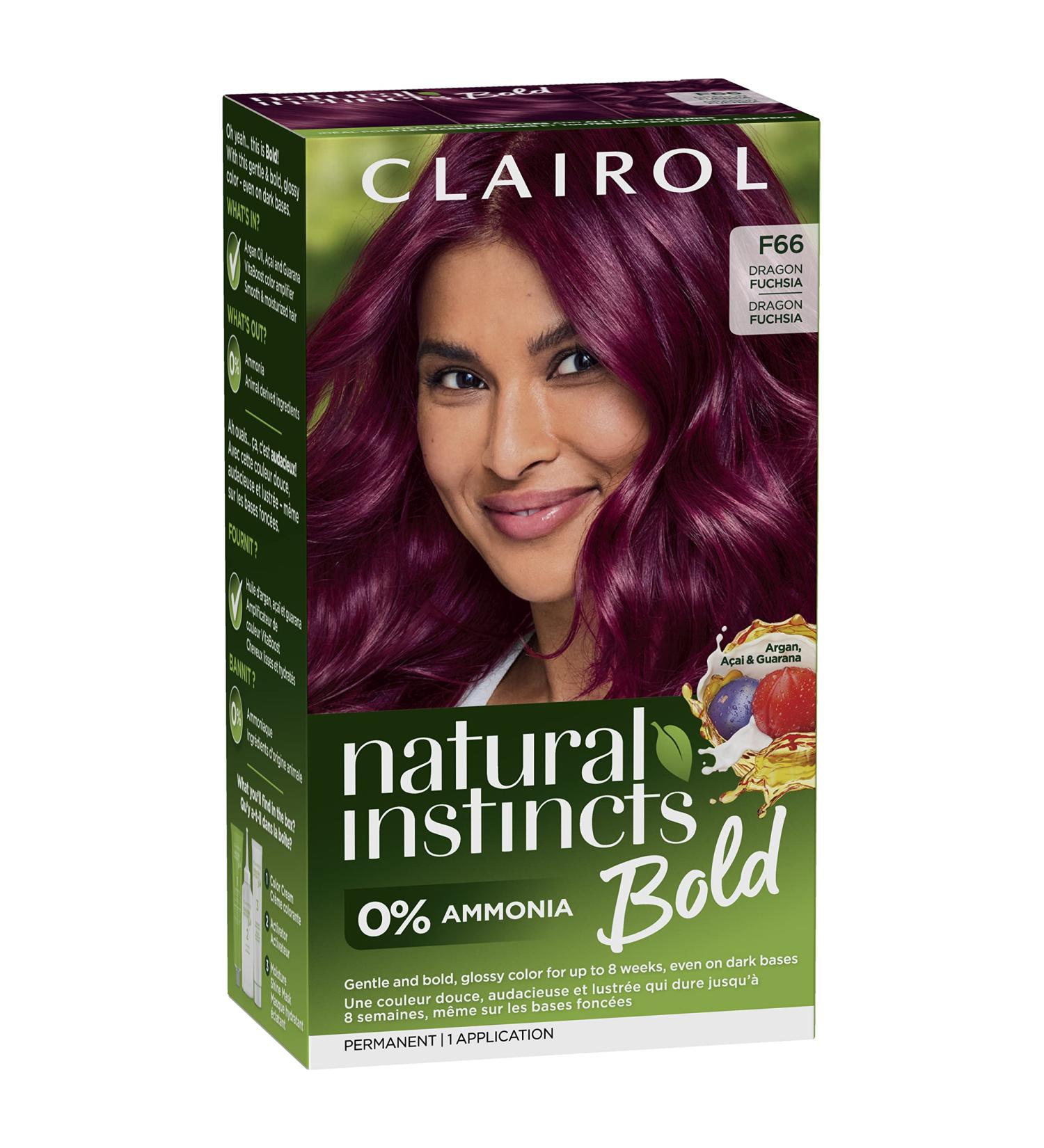 Natural Instincts Bold F66 Dragon Fuchsia Permanent Hair Dye 5.85 Fl Oz - Pack of 1 - Buy Online on GoSupps.com