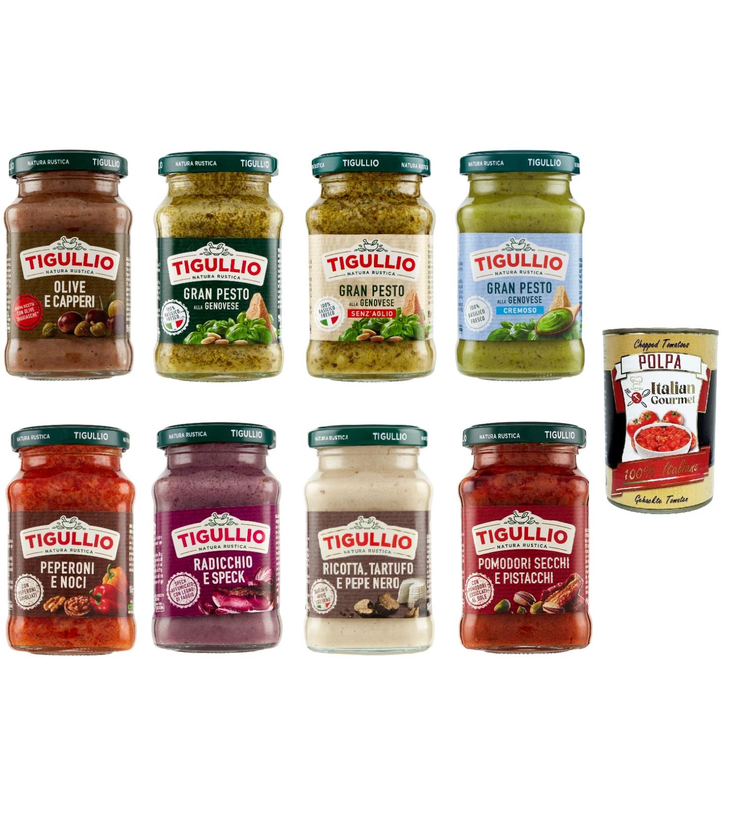  Italian Gourmet E.R. Star Tigullio Gran Pesto Sauce 190g 400g Pack of 8 - Buy Online on GoSupps.com