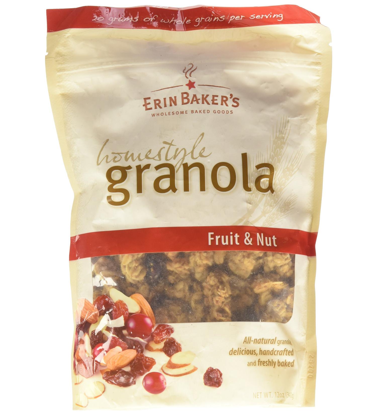 Erin Baker's Homestyle Granola with Ancient Grains, Fruit & Nut - 12 oz - Buy Online on GoSupps.com