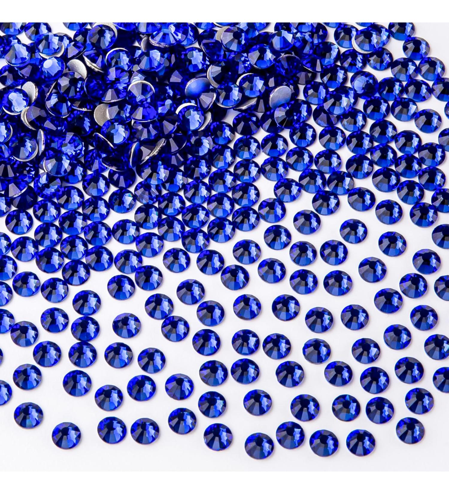 Yhmq 2160 Pieces Royal Blue Rhinestones for Nails - SS20 Nail Crystals (4.6-4.8mm) - Perfect for Nail Art - Buy Online on GoSupps.com