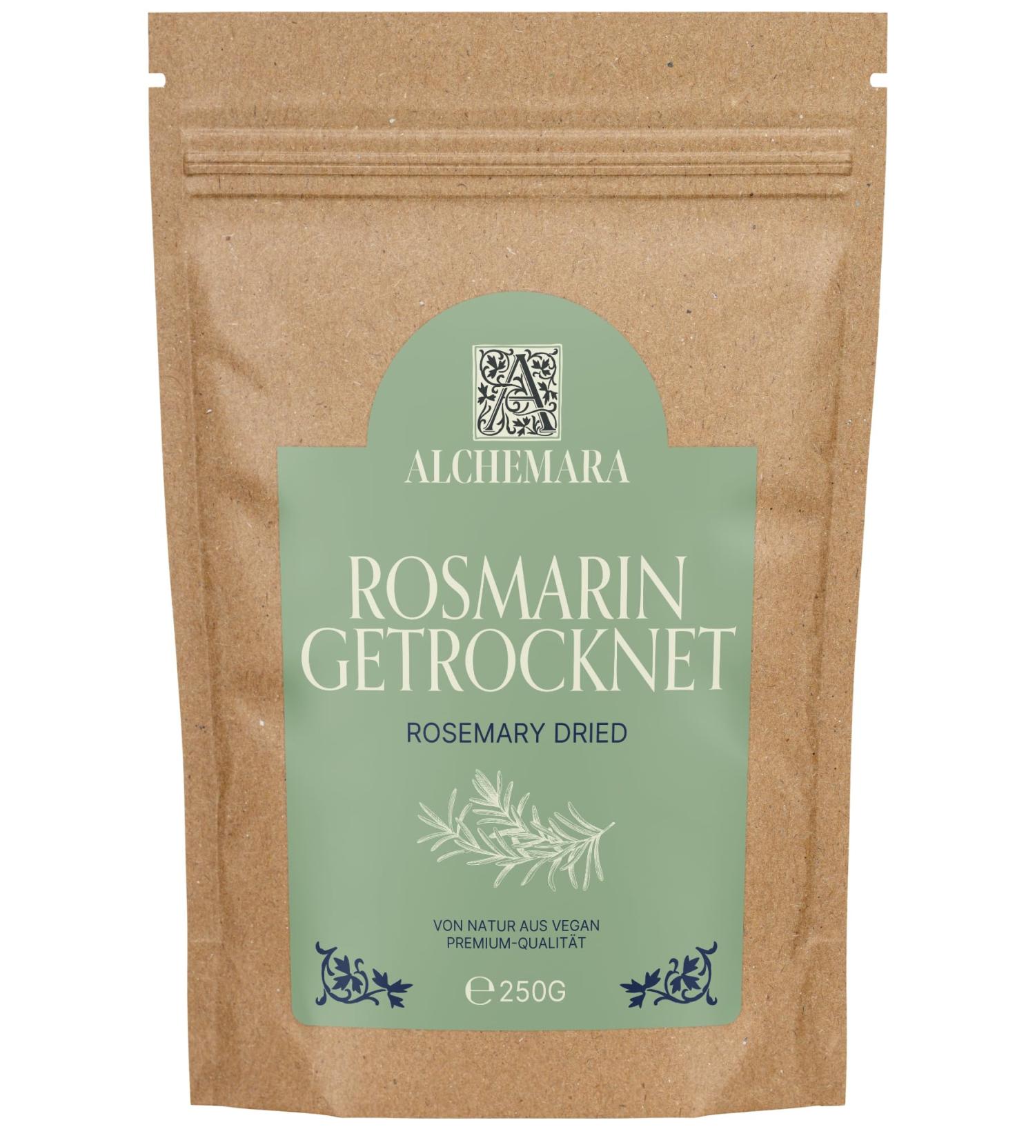  Alchemara Alchemara Rosemary (250g) - Rosemary Spices - Gently Dried Spices for Your Cooking - Aromatic Spices - Buy Online on GoSupps.com