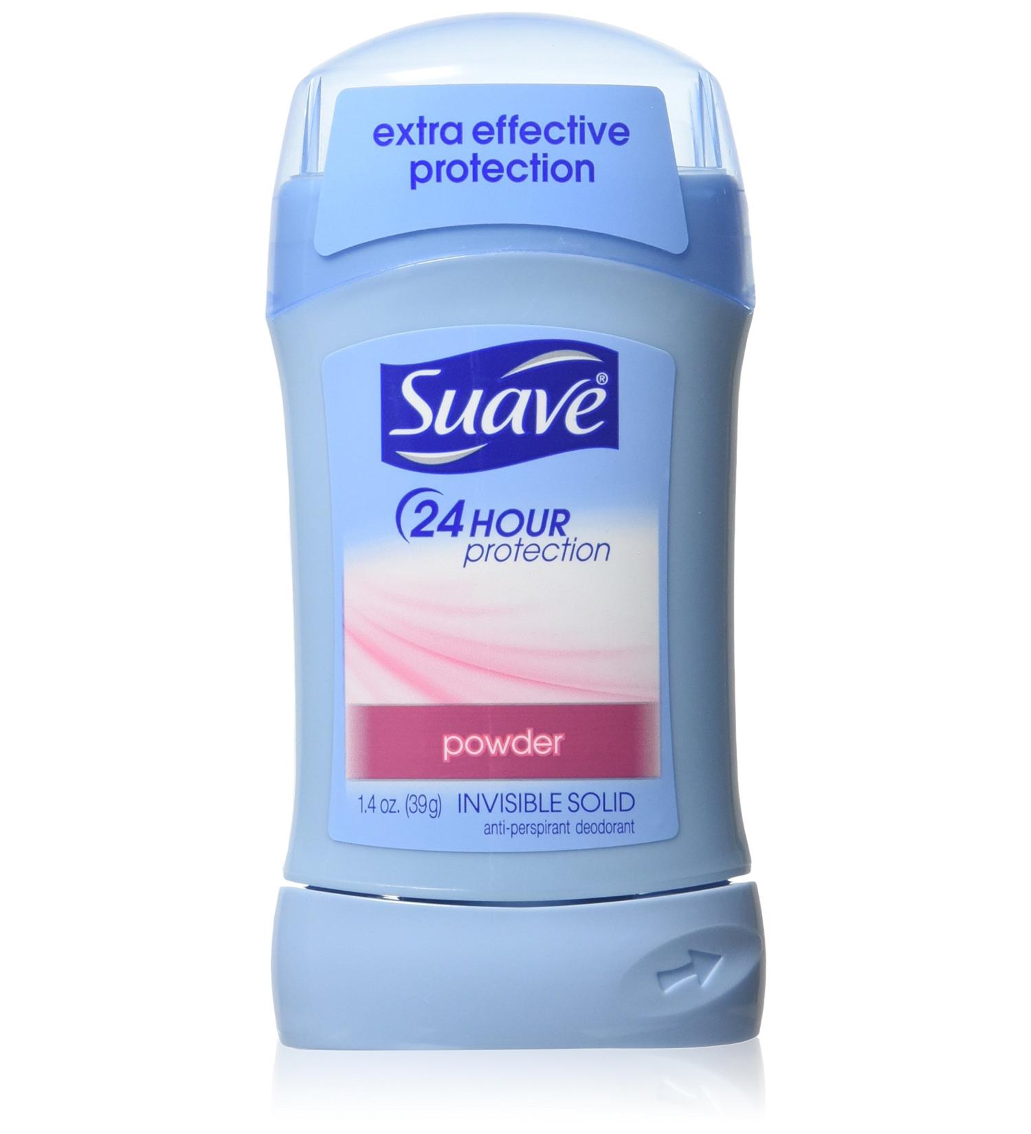 Suave Deodorant 1.4oz 24HR Powder Invisible Solid - 6 Pack | Long-Lasting Freshness | International Shipping - Buy Online on GoSupps.com